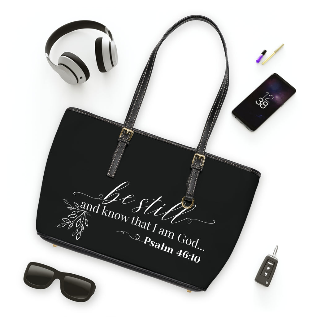 Stillness & Strength Handbag - PU Leather Shoulder Bag