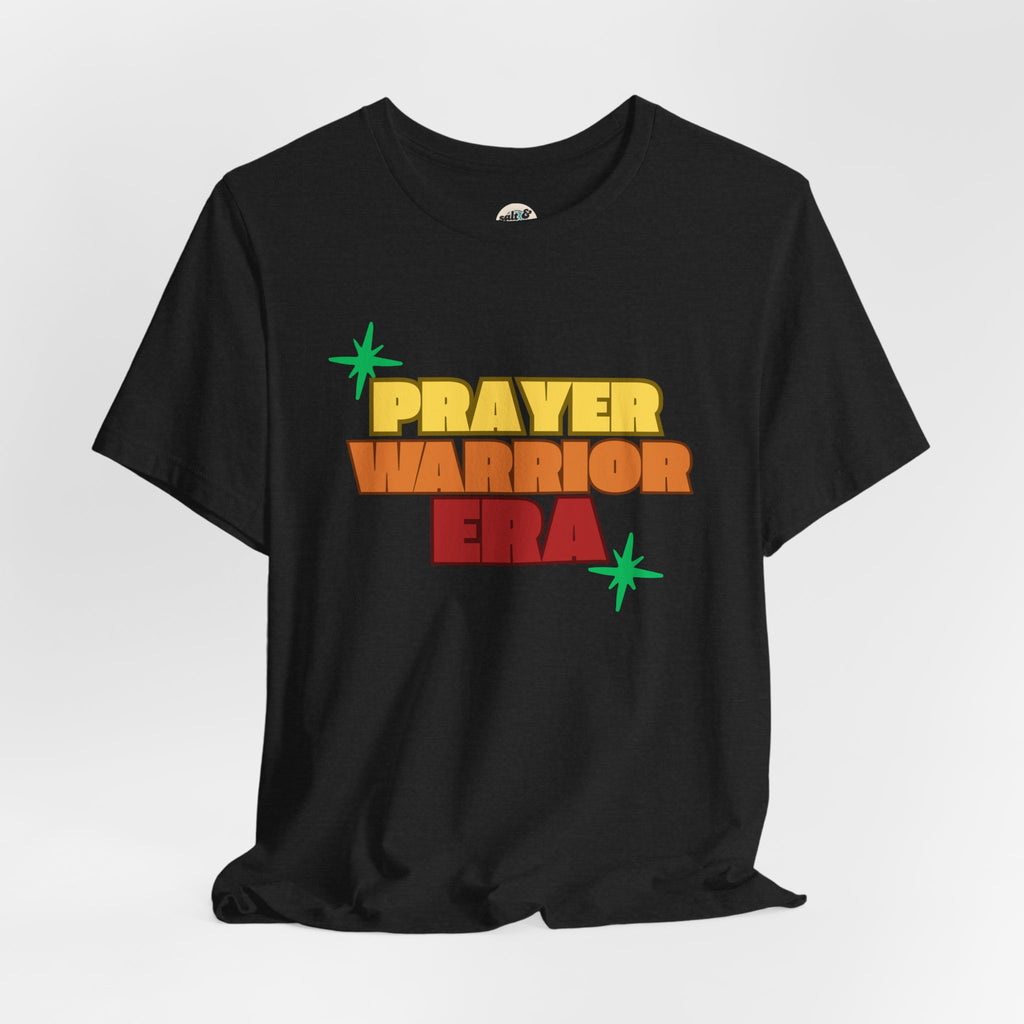 Prayer Warrior Era Tee, Perfect for Gift, Casual Wear, Christian Clothing, Gifts for Ministry, Christmas Gifts, Birthday Gifts, Gifts for Her, Gifts for Friends