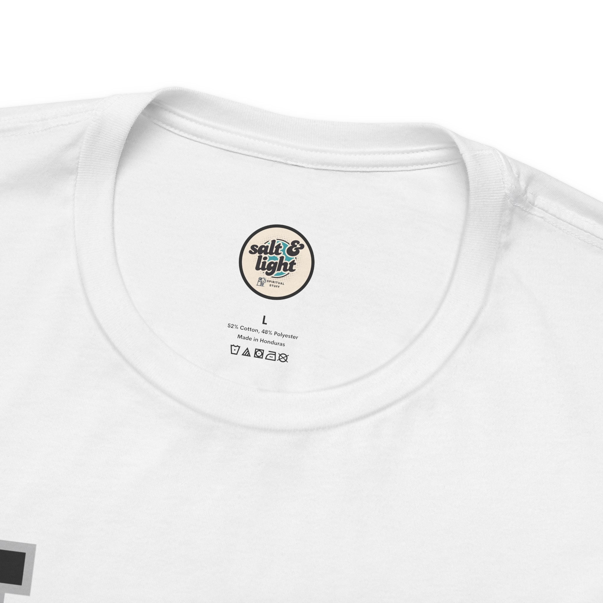 Be of Good Cheer John 16:33 Tee | Perfect for Gift, Casual Wear, Christian Clothing, Gifts for Ministry, Christmas Gifts, Birthday Gifts, Gifts for Her, Gifts for Friends