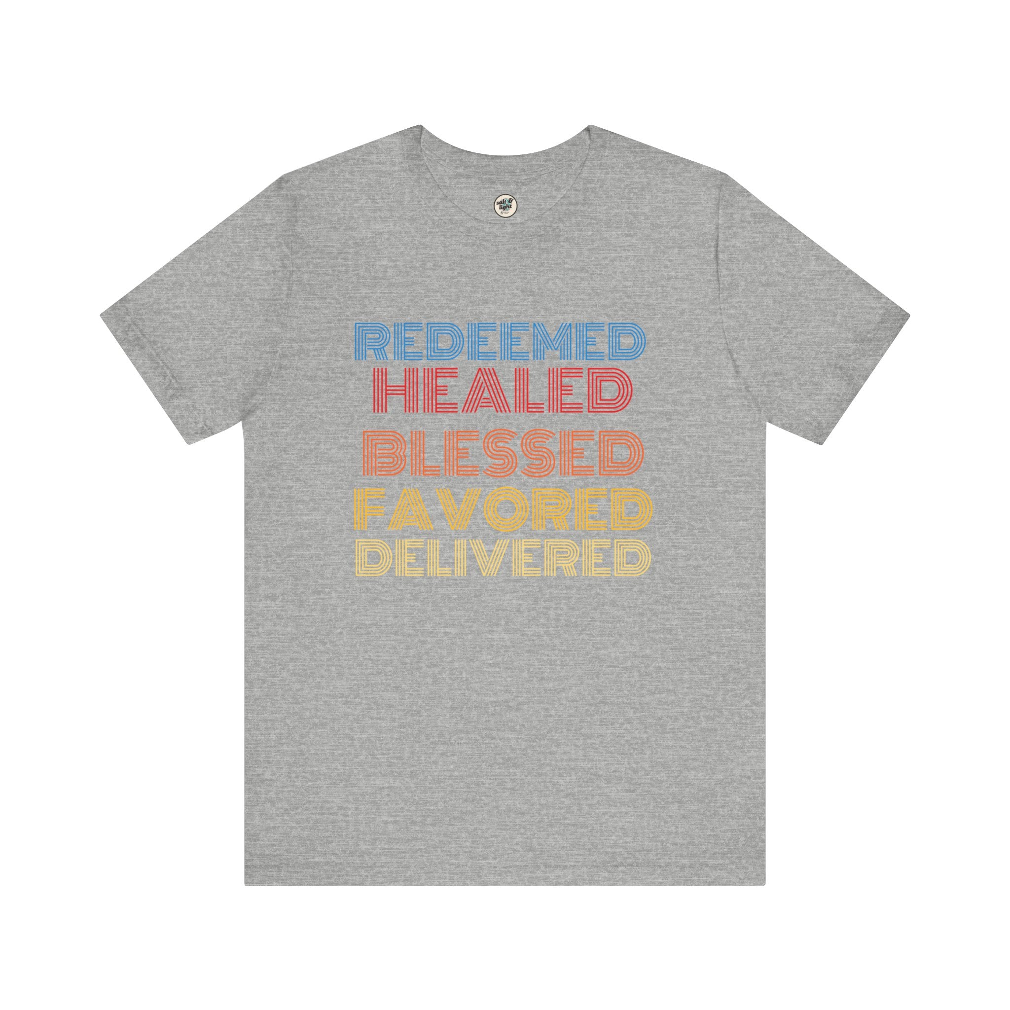 Redeemed Tee, Perfect for Gift, Casual Wear, Christian Clothing, Gifts for Ministry, Christmas Gifts, Birthday Gifts, Gifts for Her, Gifts for Friends