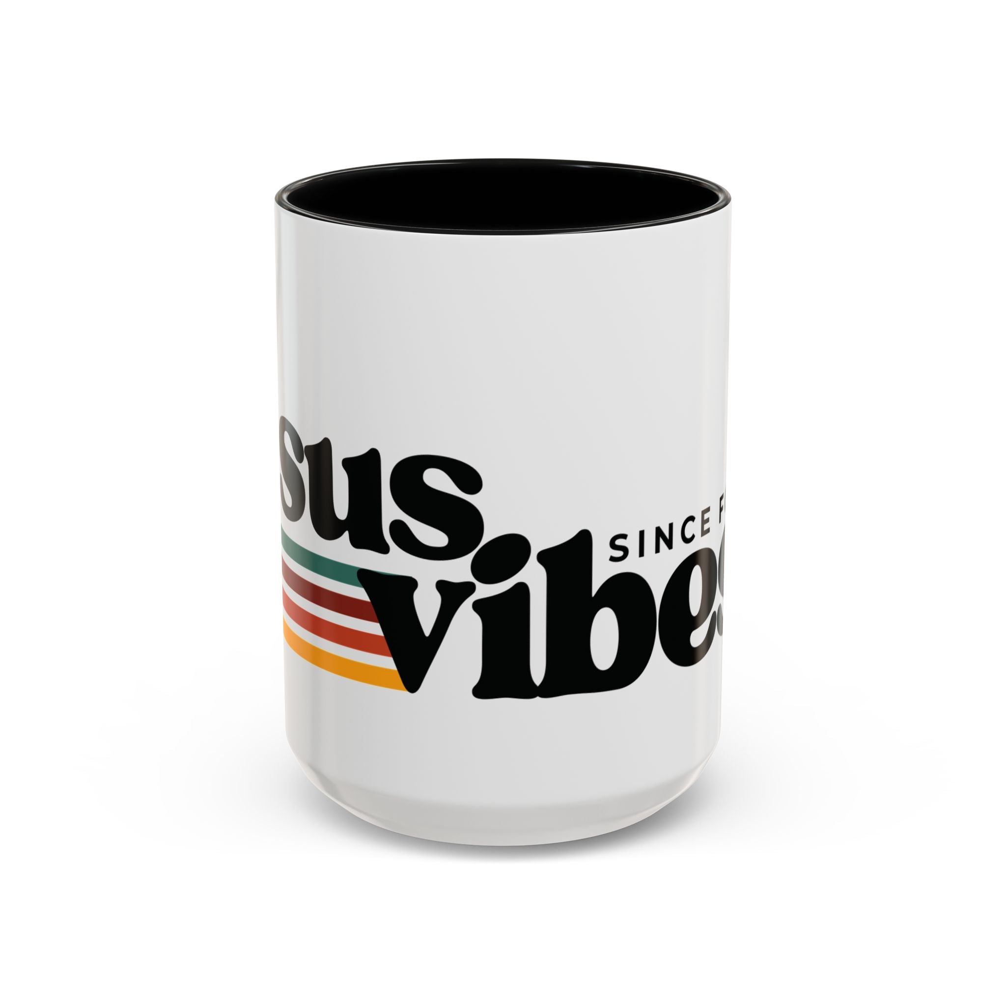 ☕️ Jesus Vibes Since Forever Mug – Retro Faith Edition, (11oz, 15oz) Christian Gifts, Christmas Gifts, Birthday Gifts, Gifts for Her, Gifts for Him, Gifts for Ministry, Retro Coffee Mugs