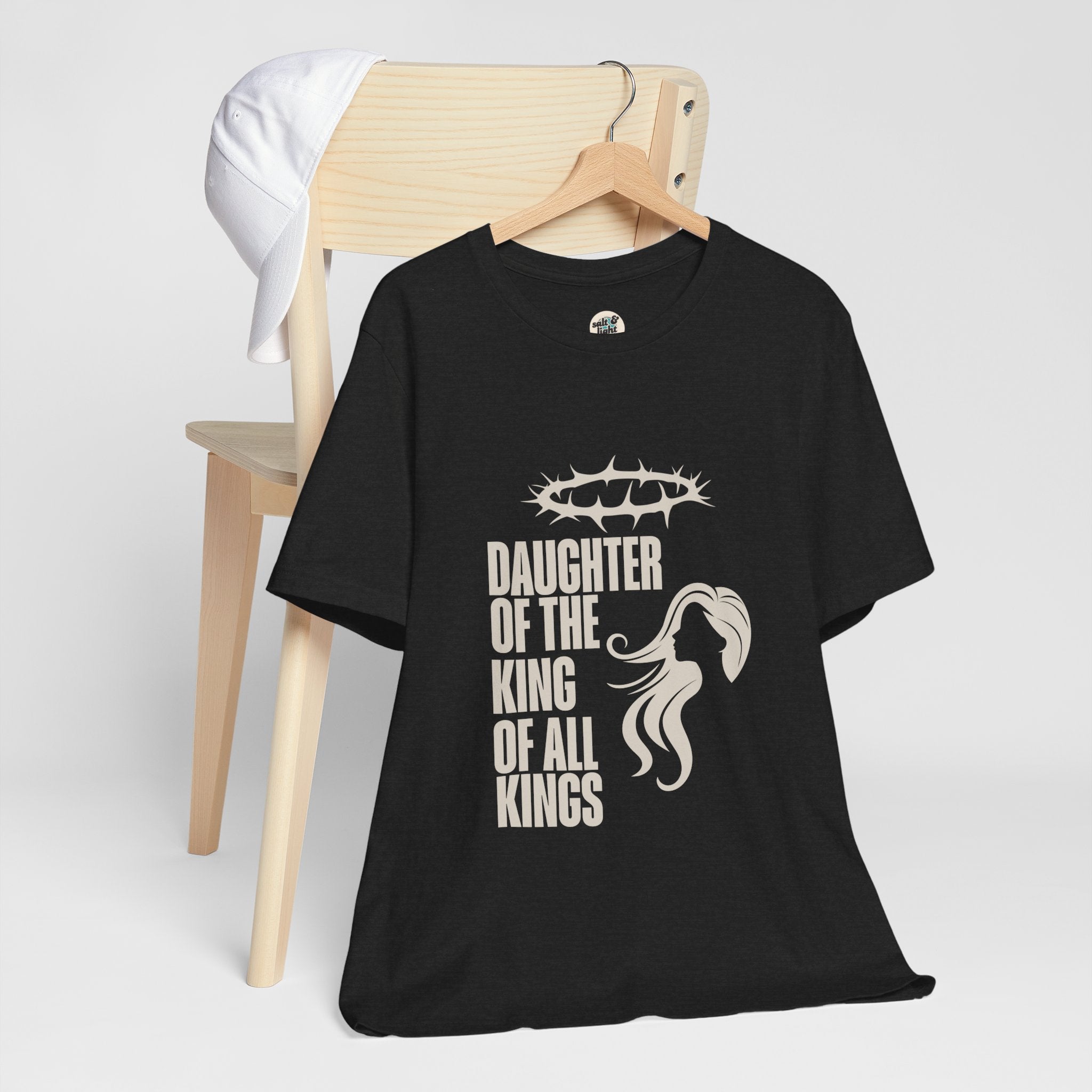 Daughter of the King Tee, Perfect for Gift, Casual Wear, Christian Clothing, Gifts for Ministry, Christmas Gifts, Birthday Gifts, Gifts for Her, Gifts for Friends
