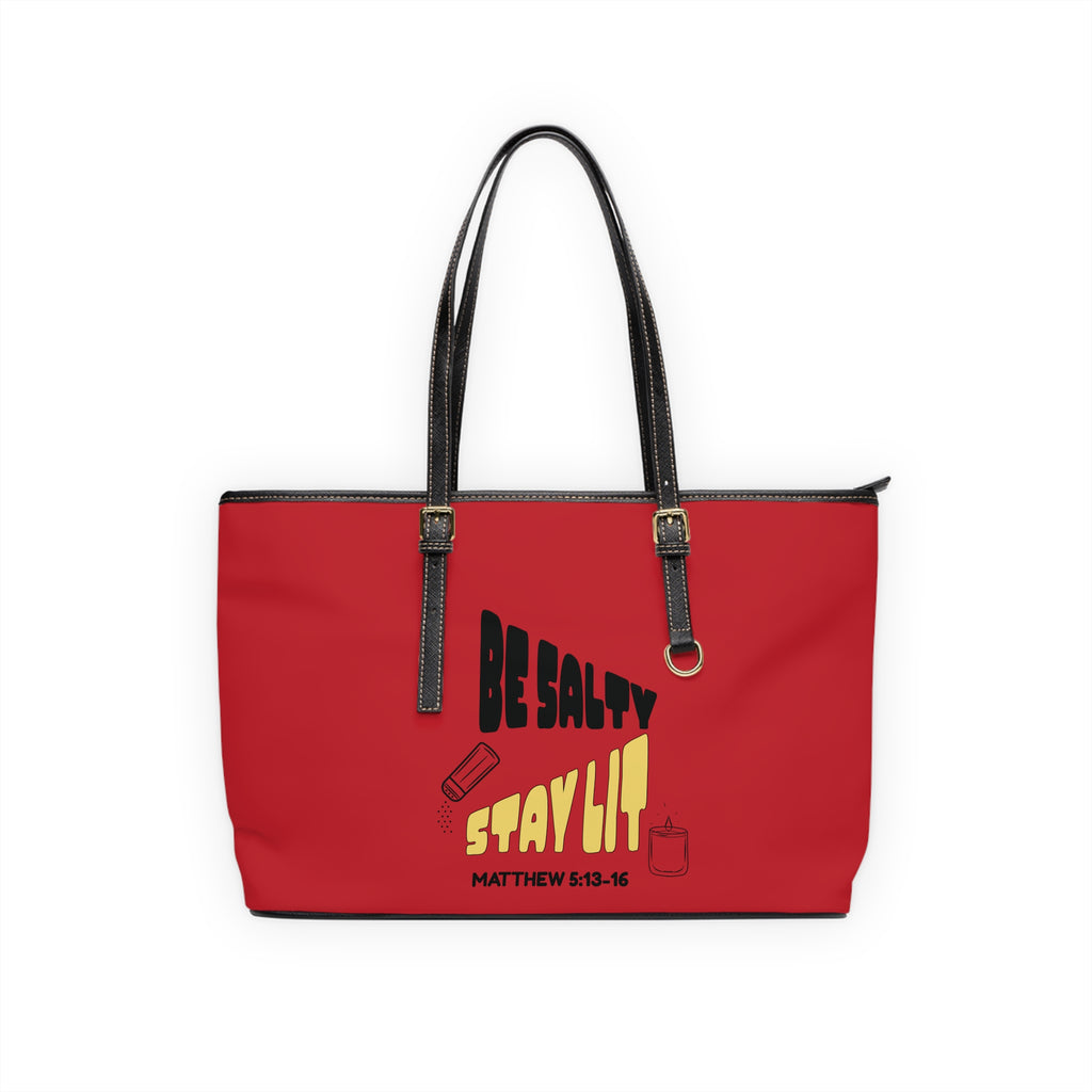 Be Salty Stay Lit Handbag - PU Leather Shoulder Bag