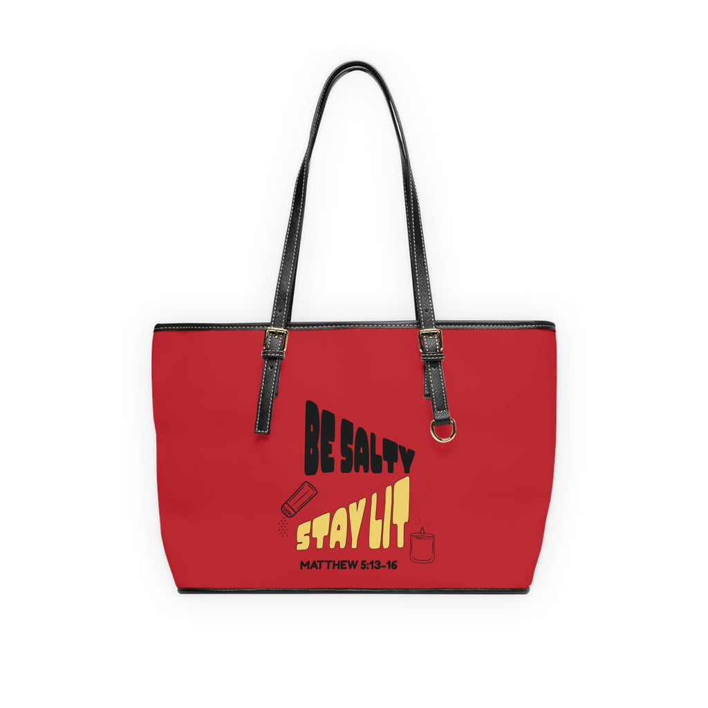 Be Salty Stay Lit Handbag - PU Leather Shoulder Bag