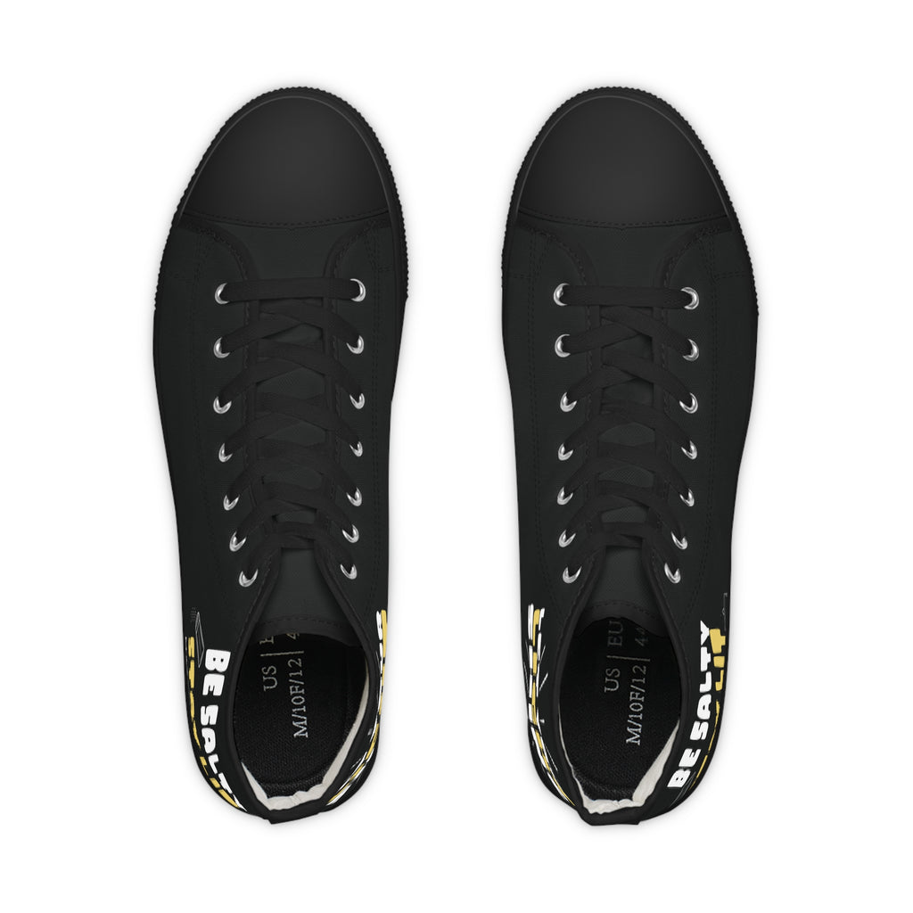 Be Salty Stay Lit Men's High Top Sneakers