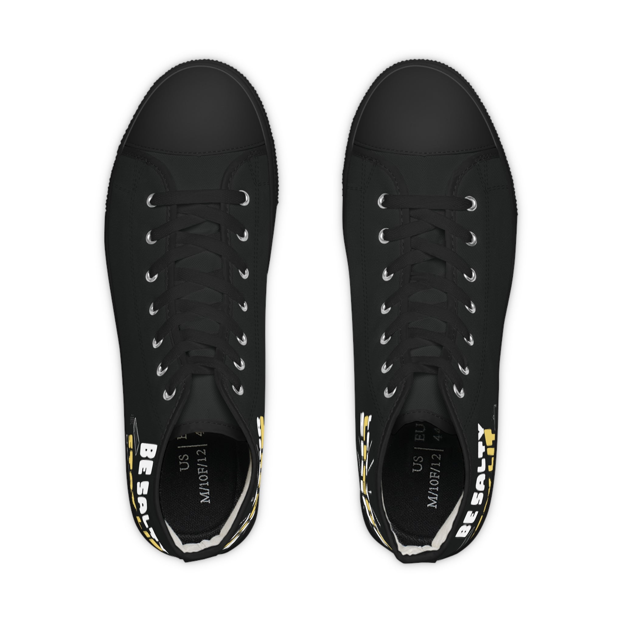 Be Salty Stay Lit Men's High Top Sneakers