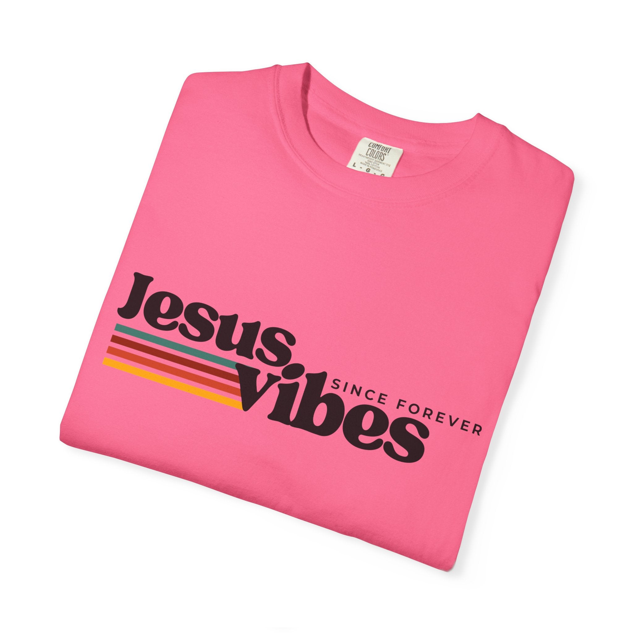 Jesus Vibes Unisex Garment-Dyed T-shirt, Christian Tshirts, Christian Merchandise, Gifts for Church, Gifts for Christmas, Gifts for Birthdays, Christian Apparel