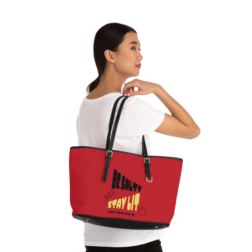 Be Salty Stay Lit Handbag - PU Leather Shoulder Bag