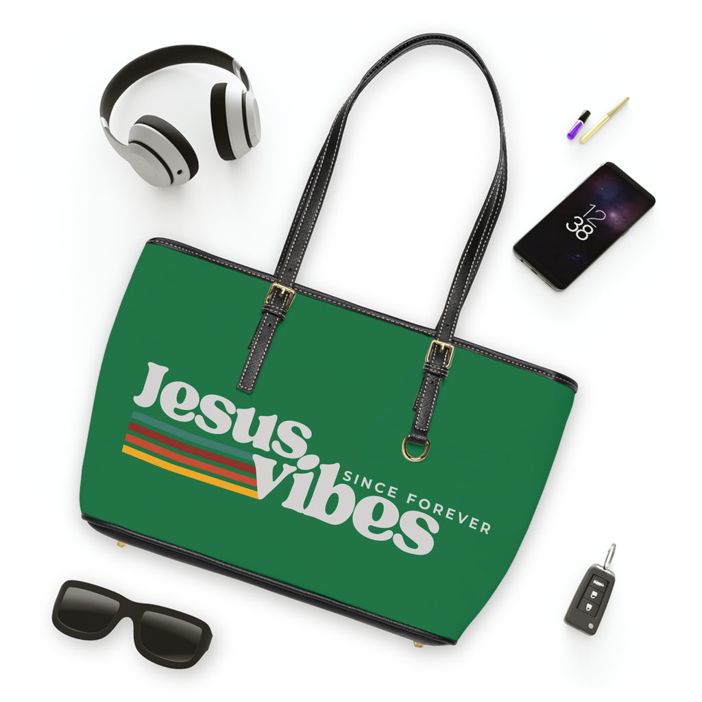Jesus Vibes Handbag -  PU Leather Shoulder Bag