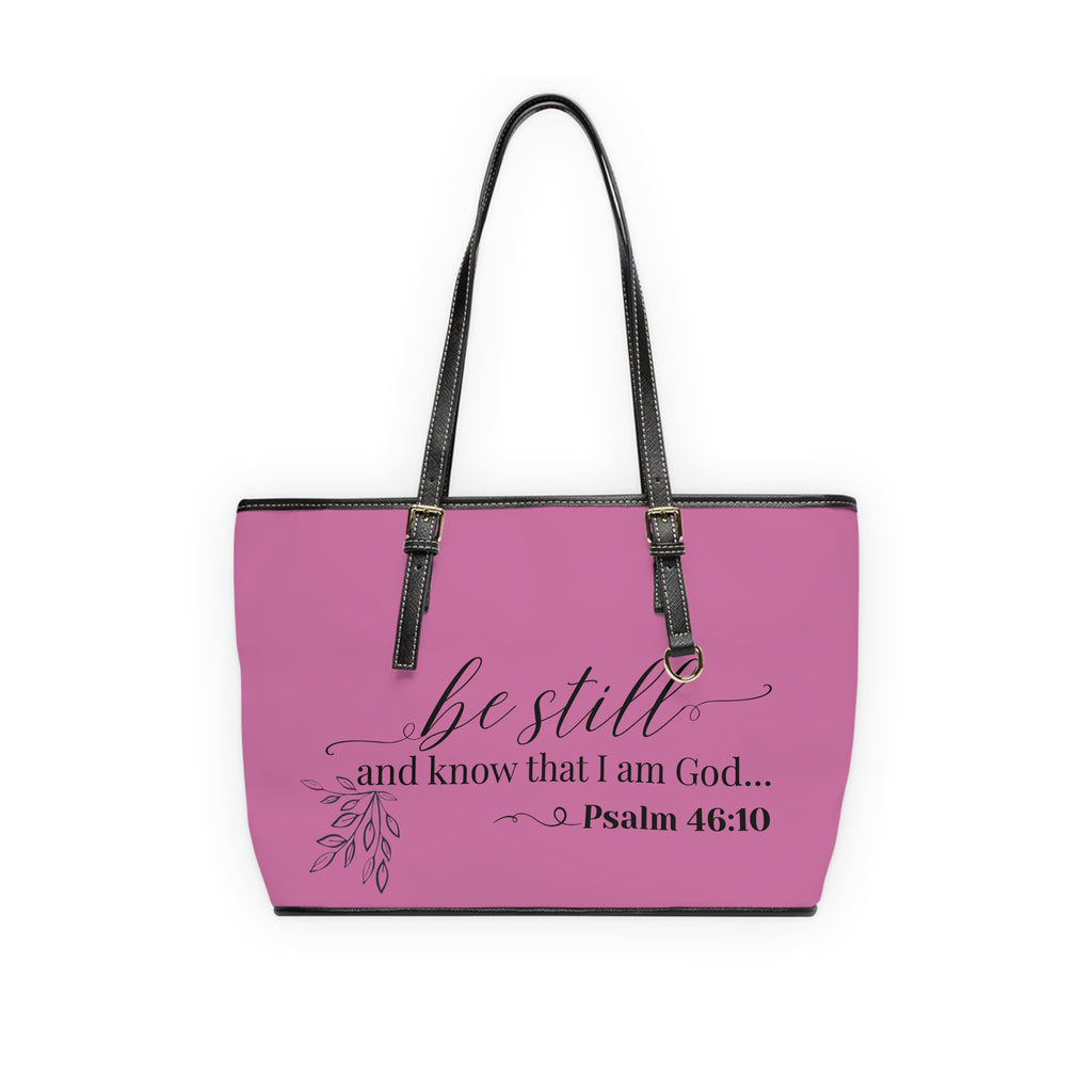 Stillness & Strength Handbag - PU Leather Shoulder Bag