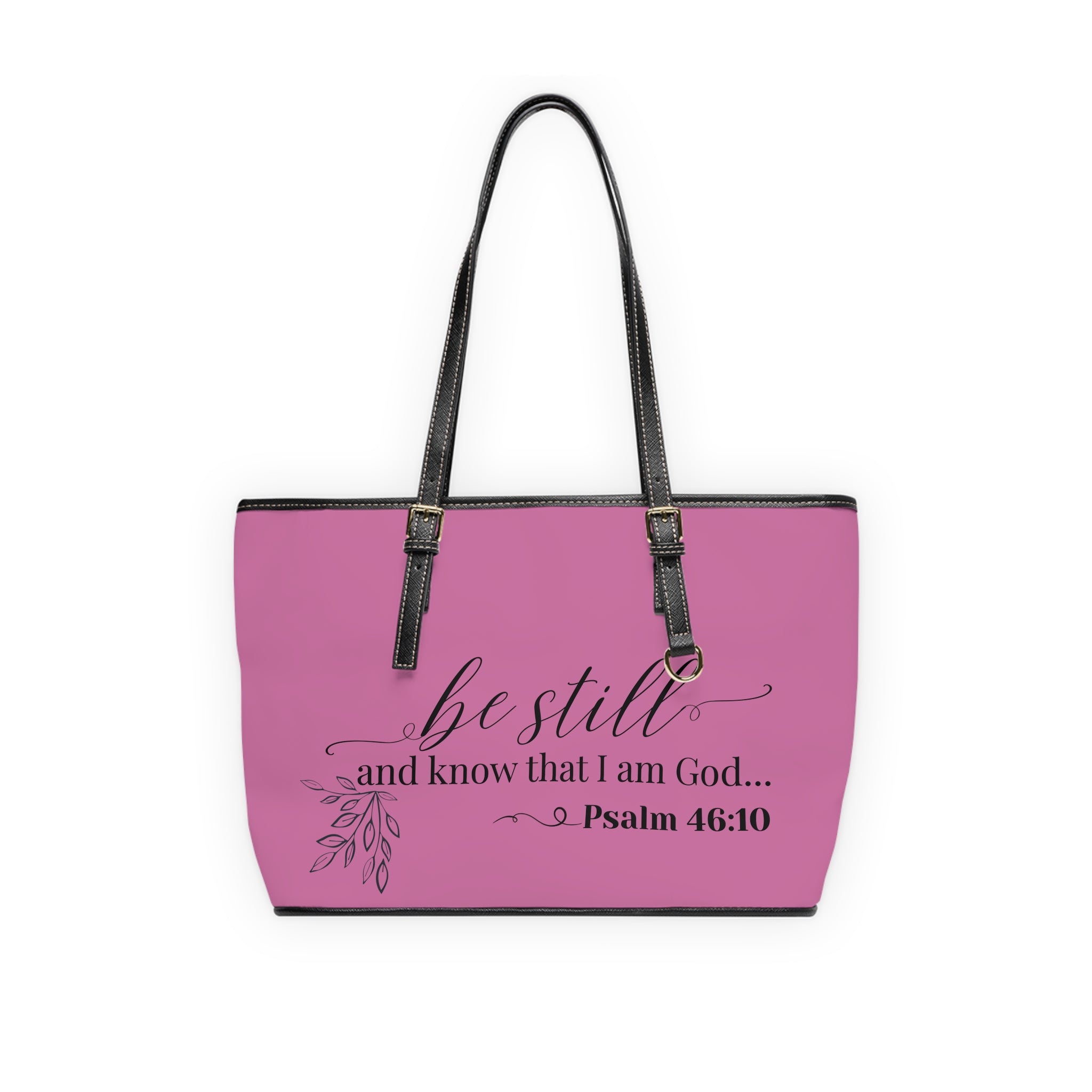 Stillness & Strength Handbag - PU Leather Shoulder Bag