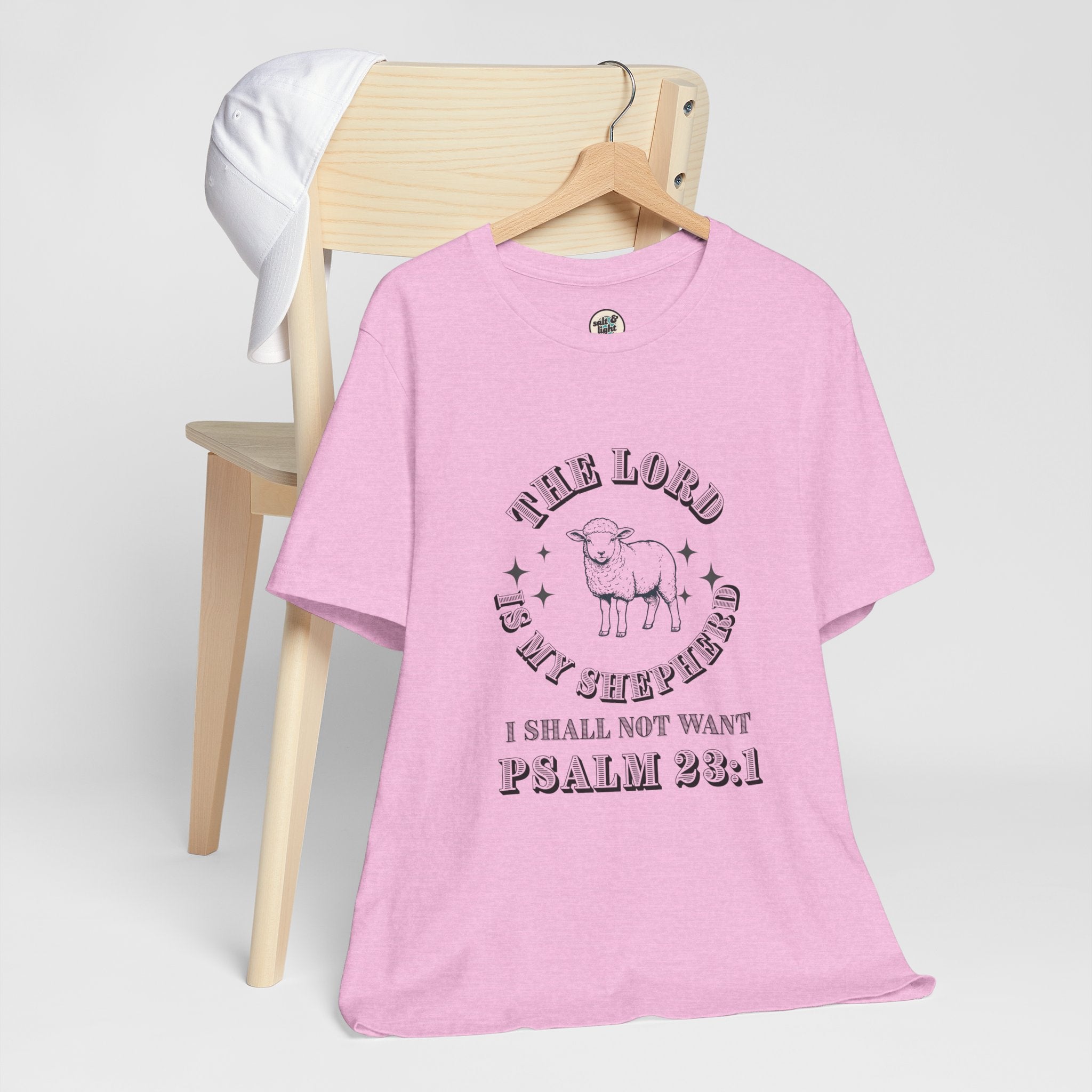 Lord Is My Shepherd Tee | Perfect for Gift, Casual Wear, Christian Clothing, Gifts for Ministry, Christmas Gifts, Birthday Gifts, Gifts for Her, Gifts for Friends