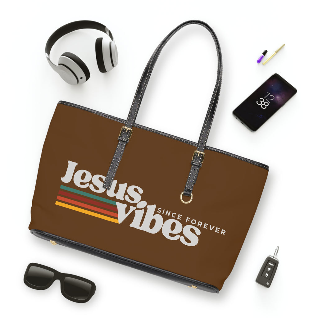Jesus Vibes Handbag - PU Leather Shoulder Bag
