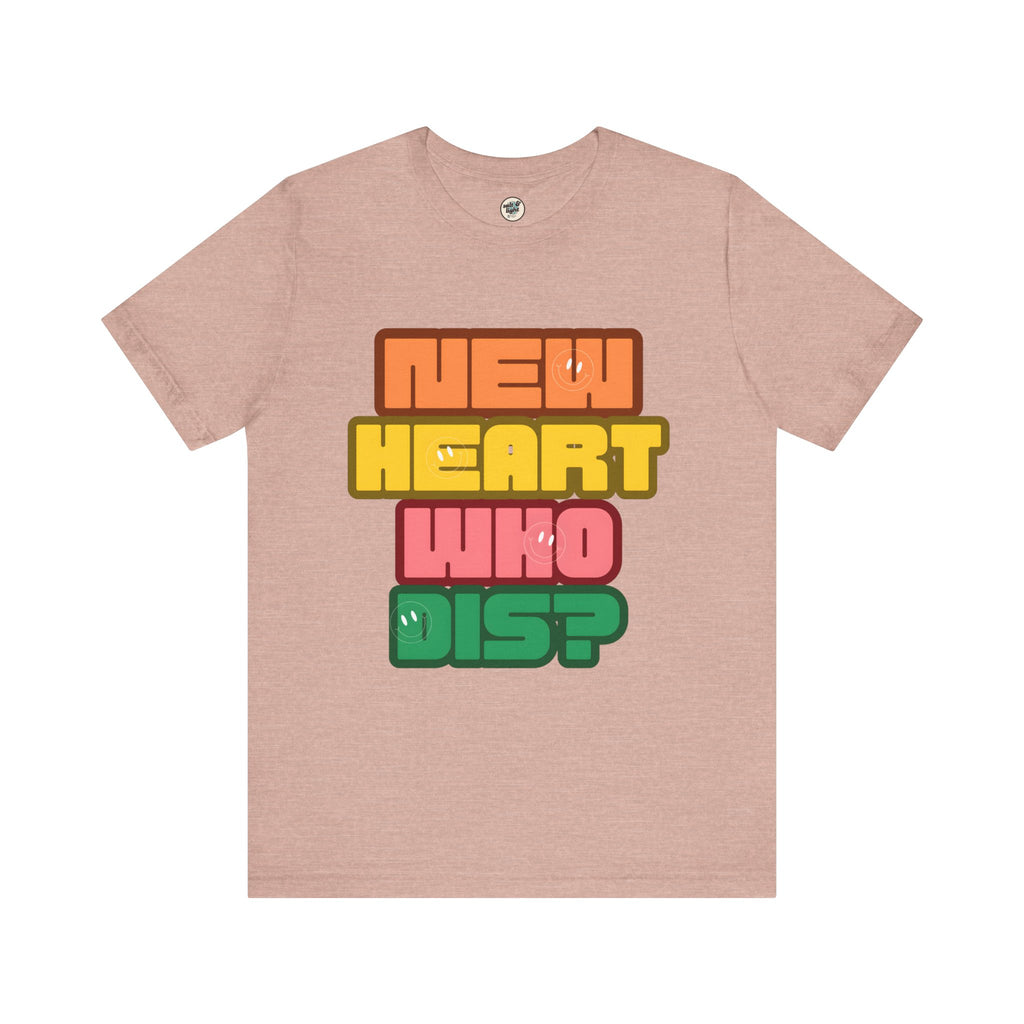 New Heart Tee, Perfect for Gift, Casual Wear, Christian Clothing, Gifts for Ministry, Christmas Gifts, Birthday Gifts, Gifts for Her, Gifts for Friends