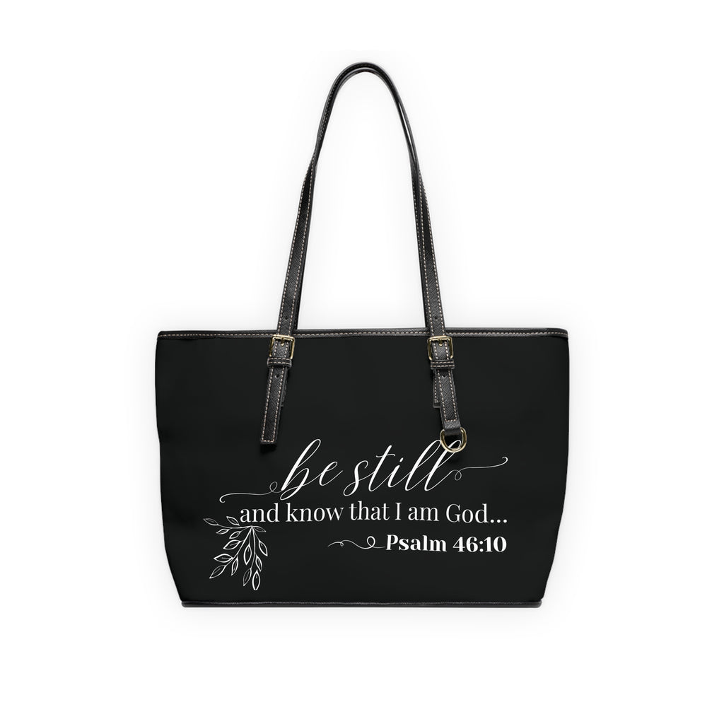 Stillness & Strength Handbag - PU Leather Shoulder Bag