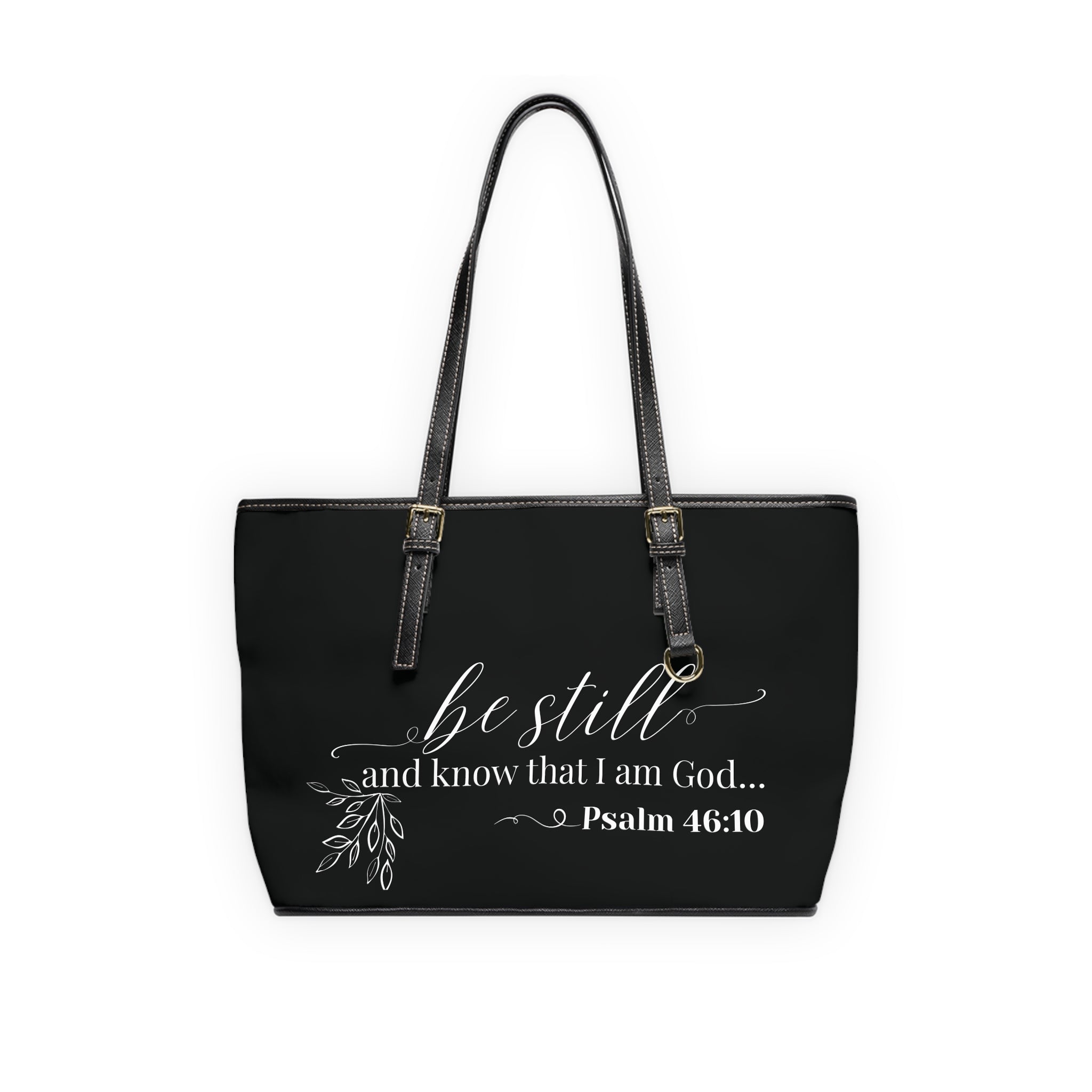 Stillness & Strength Handbag - PU Leather Shoulder Bag