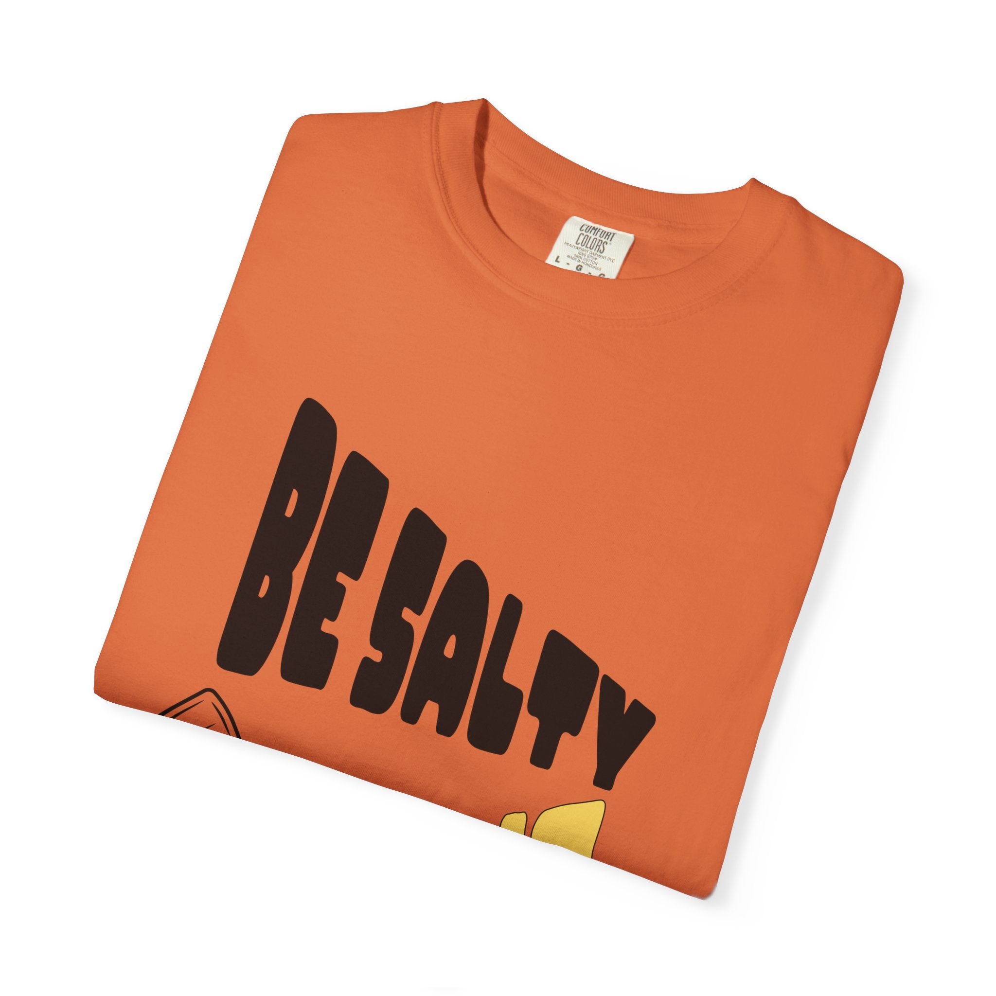 Be Salty Stay Lit Unisex Garment-Dyed T-shirt, Christian Tshirts, Christian Merchandise, Gifts for Church, Gifts for Christmas, Gifts for Birthdays, Christian Apparel