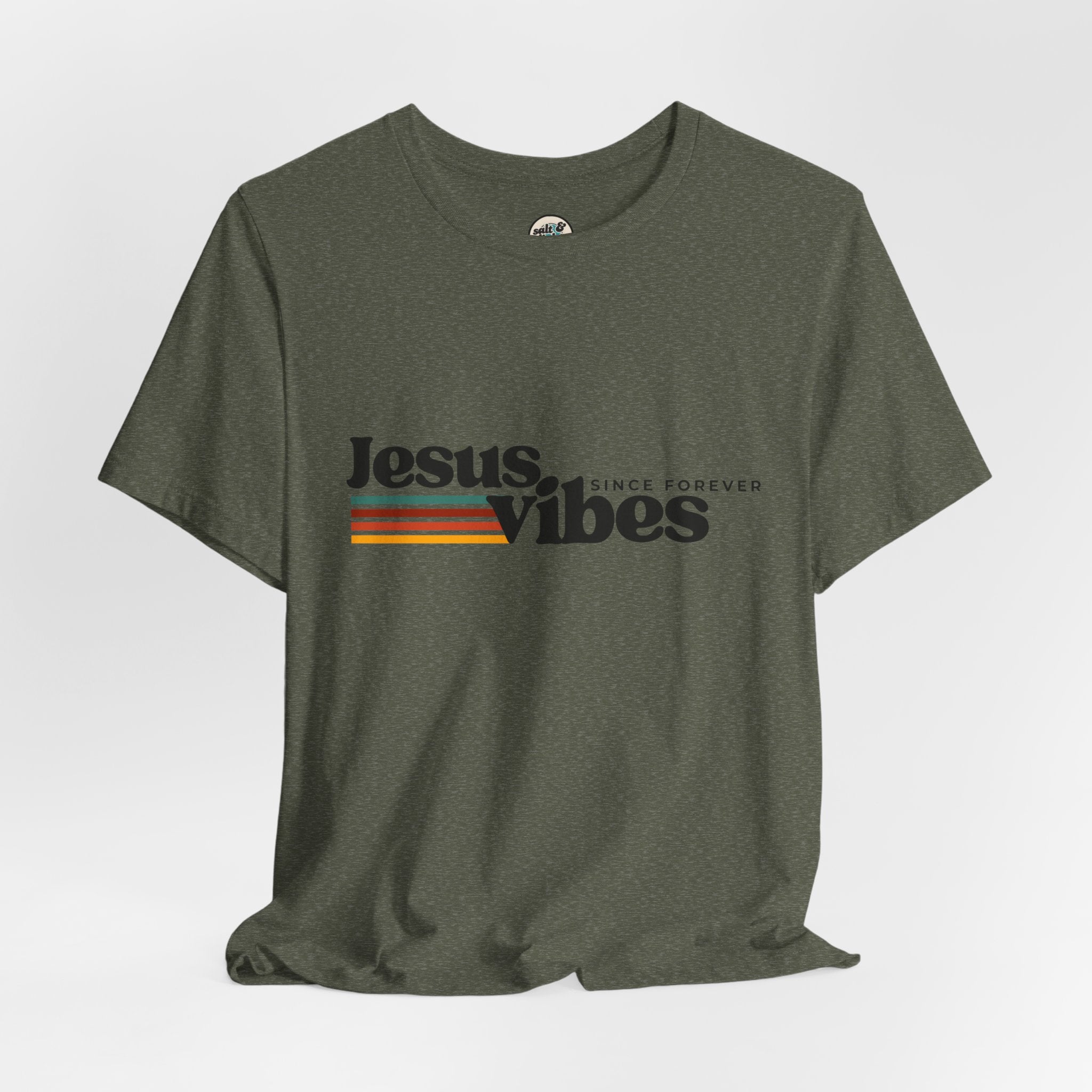 Jesus Vibes Tee, Perfect for Gift, Casual Wear, Christian Clothing, Gifts for Ministry, Christmas Gifts, Birthday Gifts, Gifts for Her, Gifts for Friends
