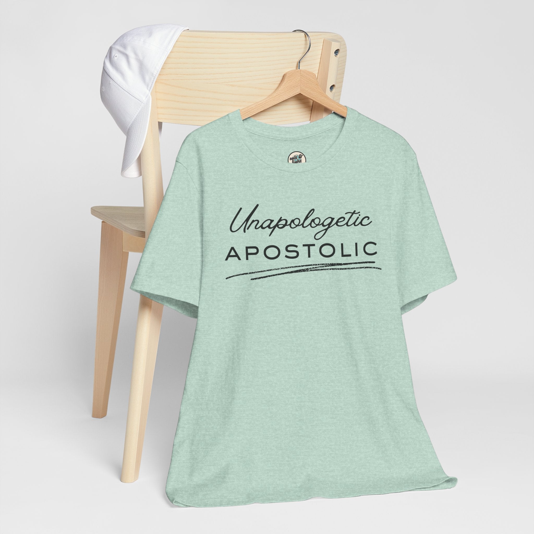 Unapologetic Apostolic Tee | Perfect for Gift, Casual Wear, Christian Clothing, Gifts for Ministry, Christmas Gifts, Birthday Gifts, Gifts for Her, Gifts for Friends