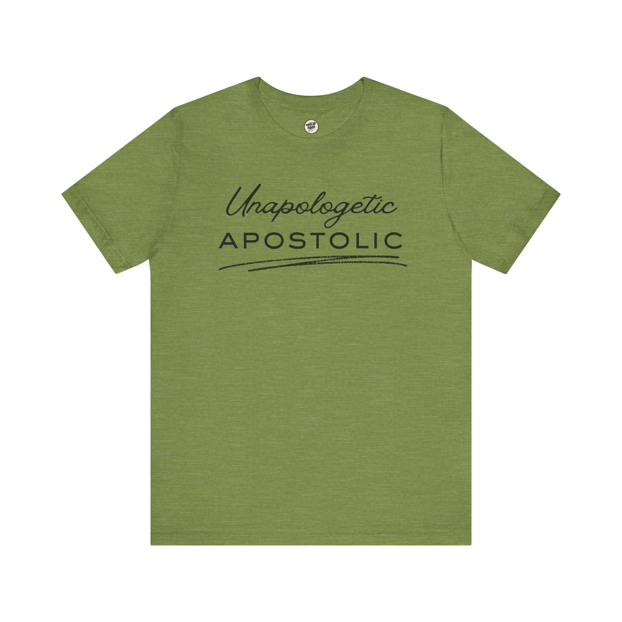Unapologetic Apostolic Tee | Perfect for Gift, Casual Wear, Christian Clothing, Gifts for Ministry, Christmas Gifts, Birthday Gifts, Gifts for Her, Gifts for Friends