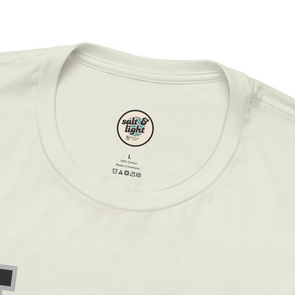 Be of Good Cheer John 16:33 Tee | Perfect for Gift, Casual Wear, Christian Clothing, Gifts for Ministry, Christmas Gifts, Birthday Gifts, Gifts for Her, Gifts for Friends