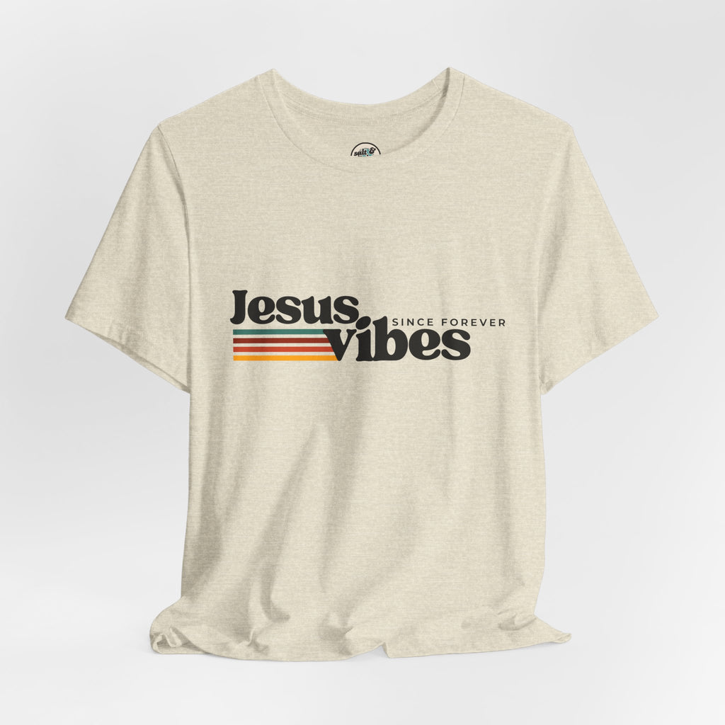 Jesus Vibes Tee, Perfect for Gift, Casual Wear, Christian Clothing, Gifts for Ministry, Christmas Gifts, Birthday Gifts, Gifts for Her, Gifts for Friends
