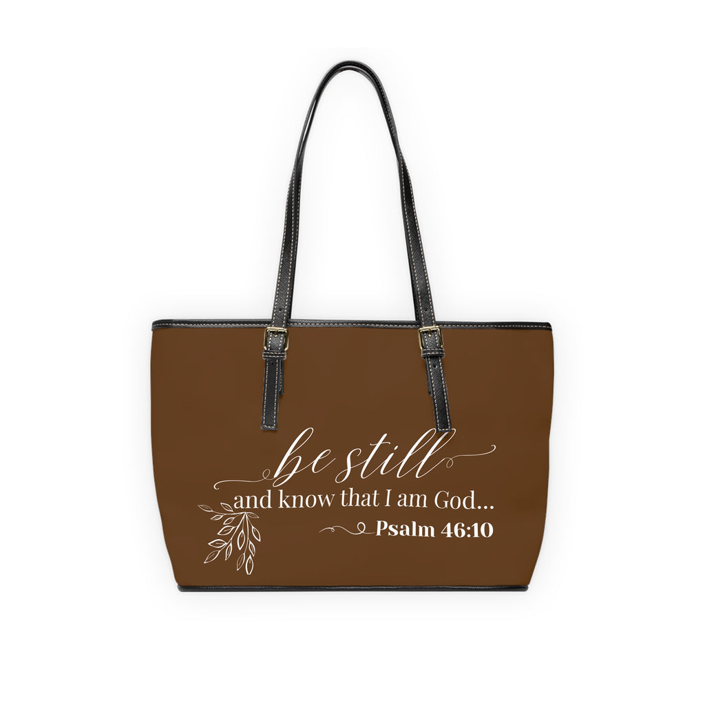 Stillness & Strength Handbag- PU Leather Shoulder Bag