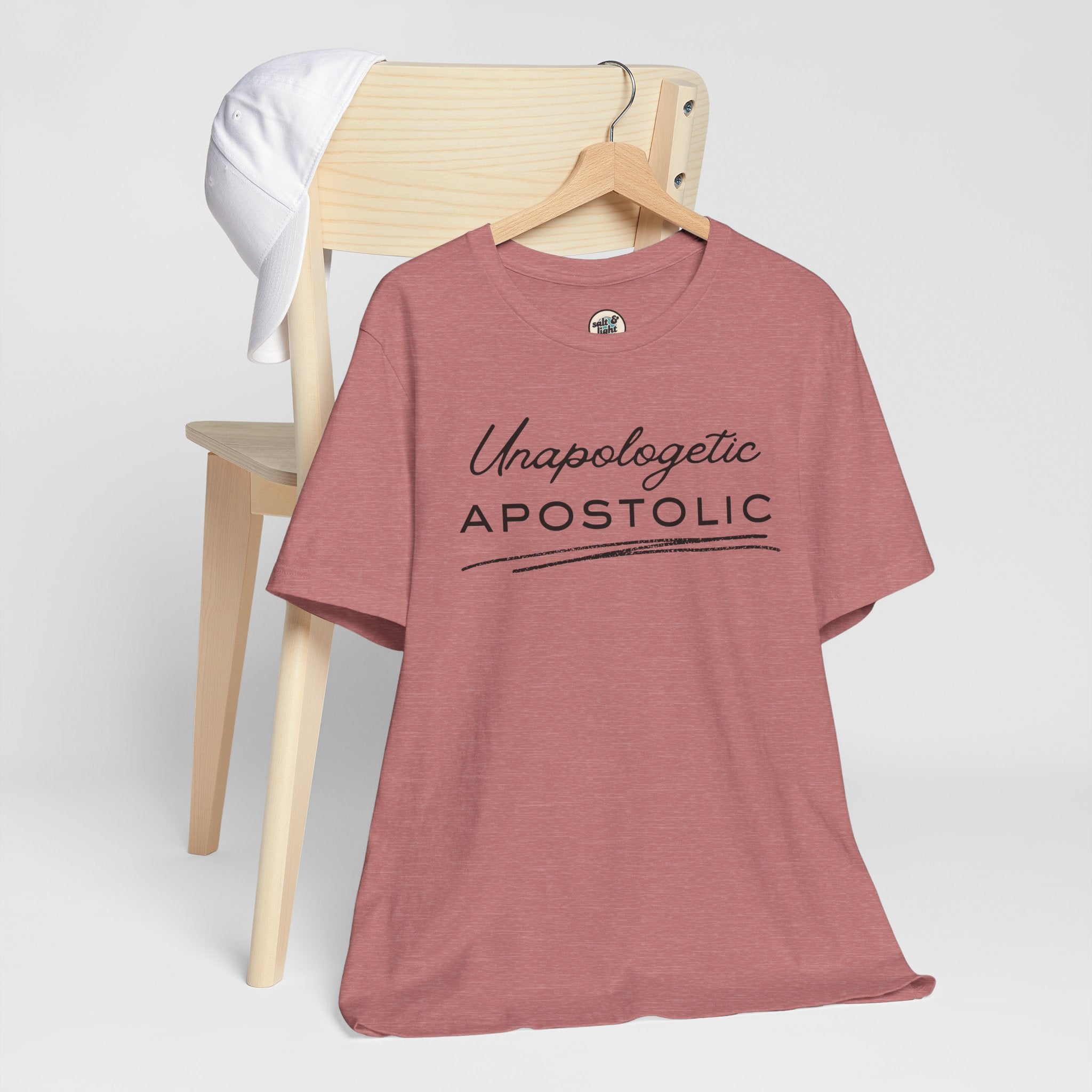 Unapologetic Apostolic Tee | Perfect for Gift, Casual Wear, Christian Clothing, Gifts for Ministry, Christmas Gifts, Birthday Gifts, Gifts for Her, Gifts for Friends