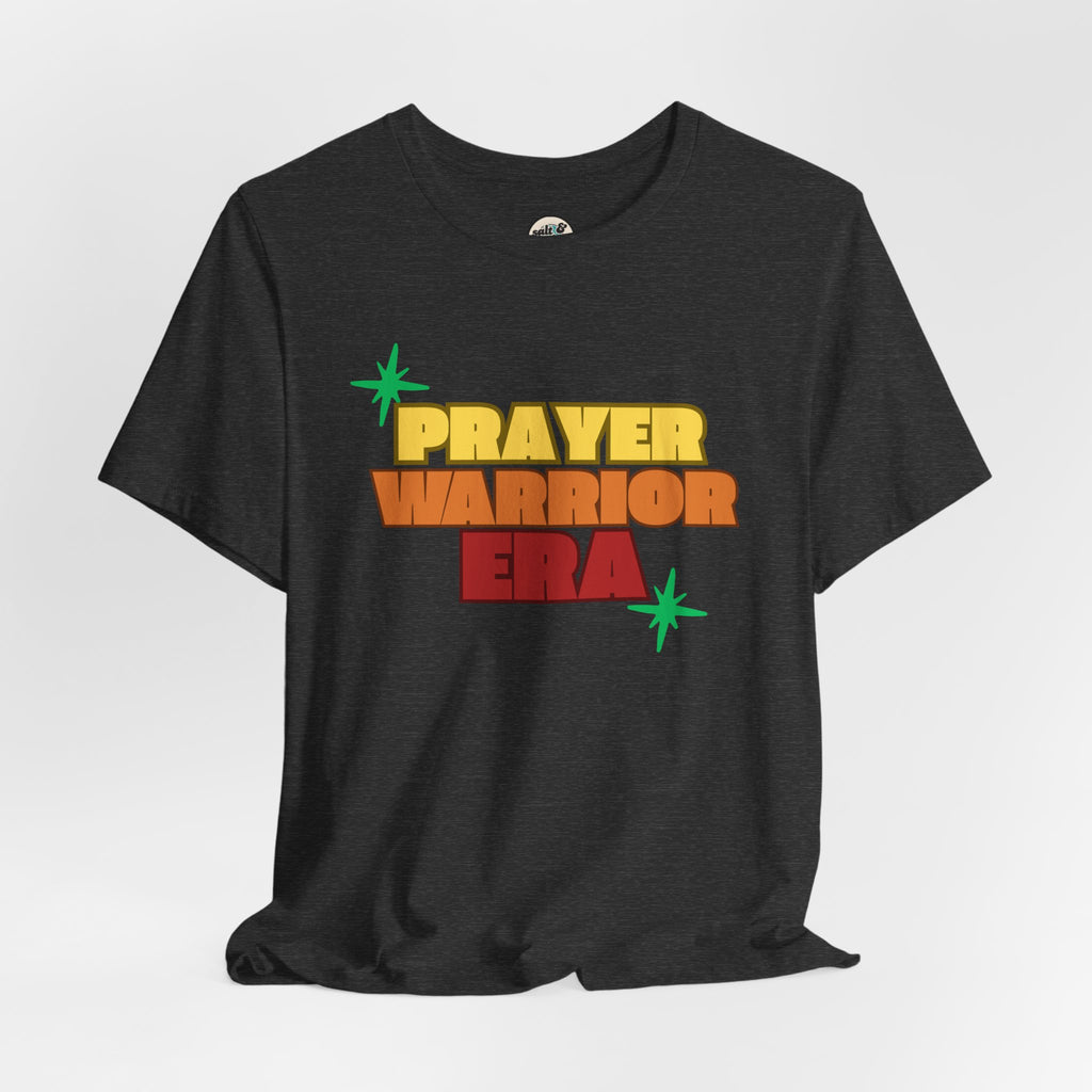 Prayer Warrior Era Tee, Perfect for Gift, Casual Wear, Christian Clothing, Gifts for Ministry, Christmas Gifts, Birthday Gifts, Gifts for Her, Gifts for Friends