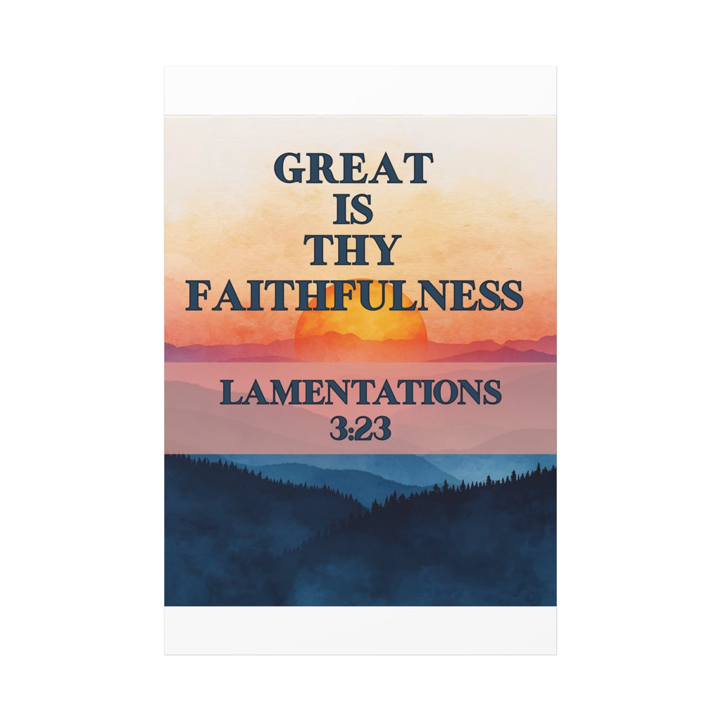 Great Is Thy Faithfulness Wall Art