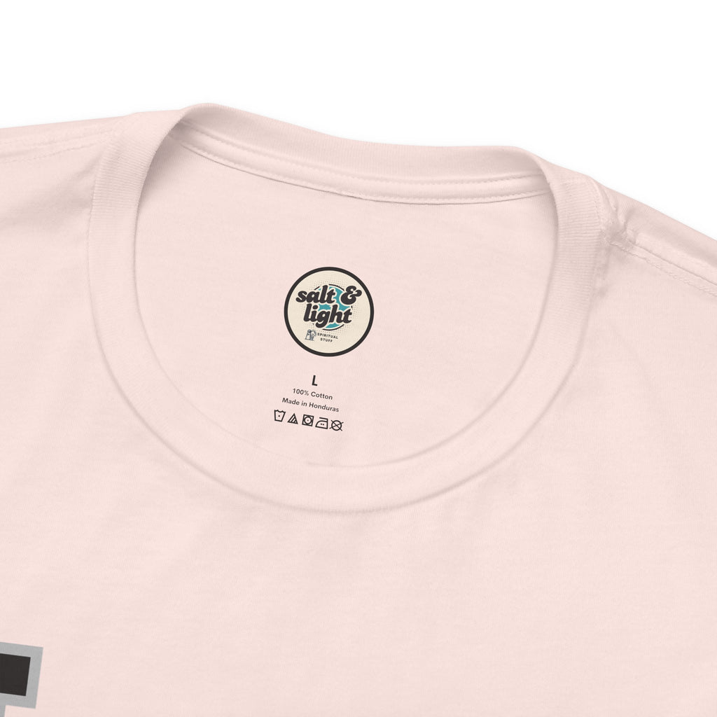 Be of Good Cheer John 16:33 Tee | Perfect for Gift, Casual Wear, Christian Clothing, Gifts for Ministry, Christmas Gifts, Birthday Gifts, Gifts for Her, Gifts for Friends