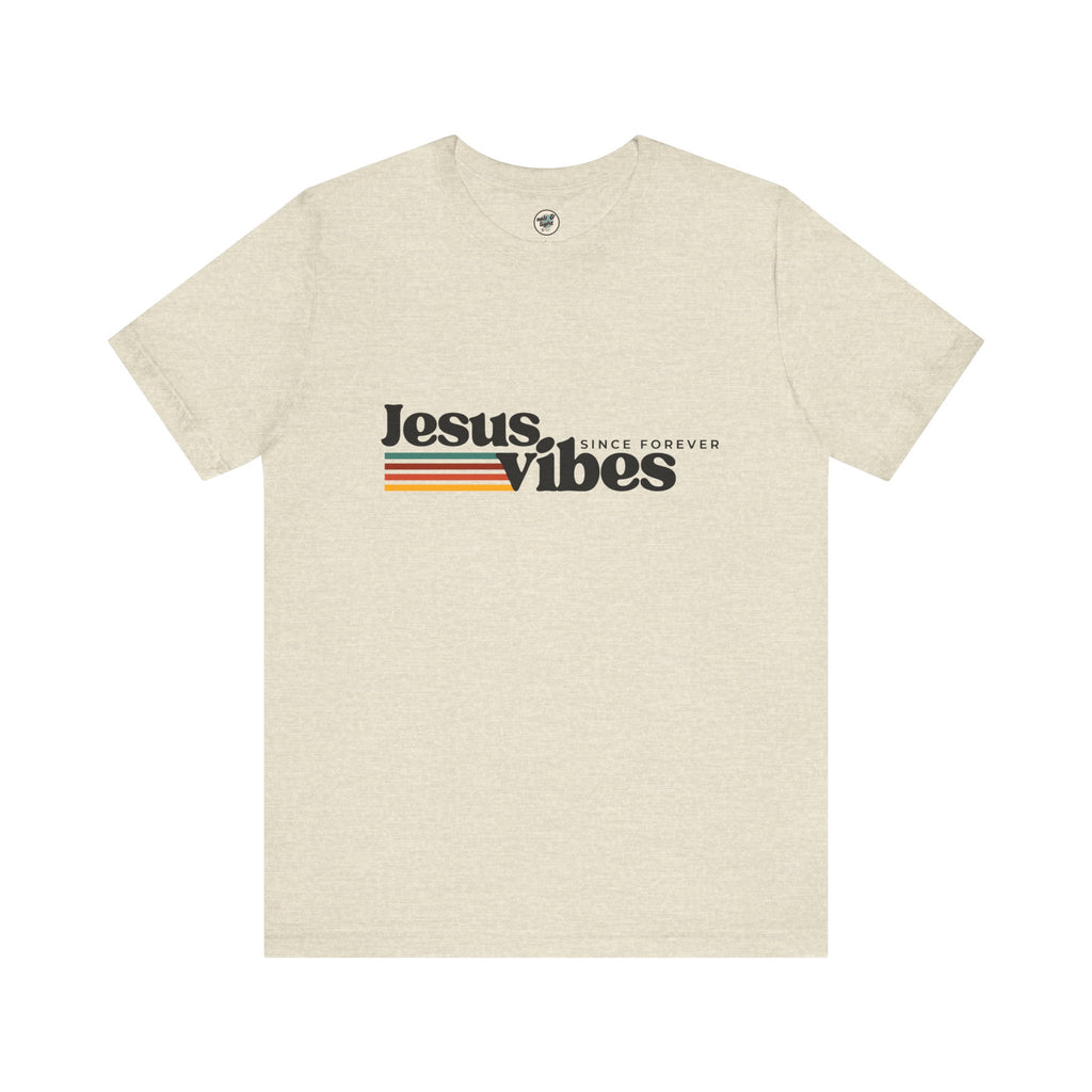 Jesus Vibes Tee, Perfect for Gift, Casual Wear, Christian Clothing, Gifts for Ministry, Christmas Gifts, Birthday Gifts, Gifts for Her, Gifts for Friends