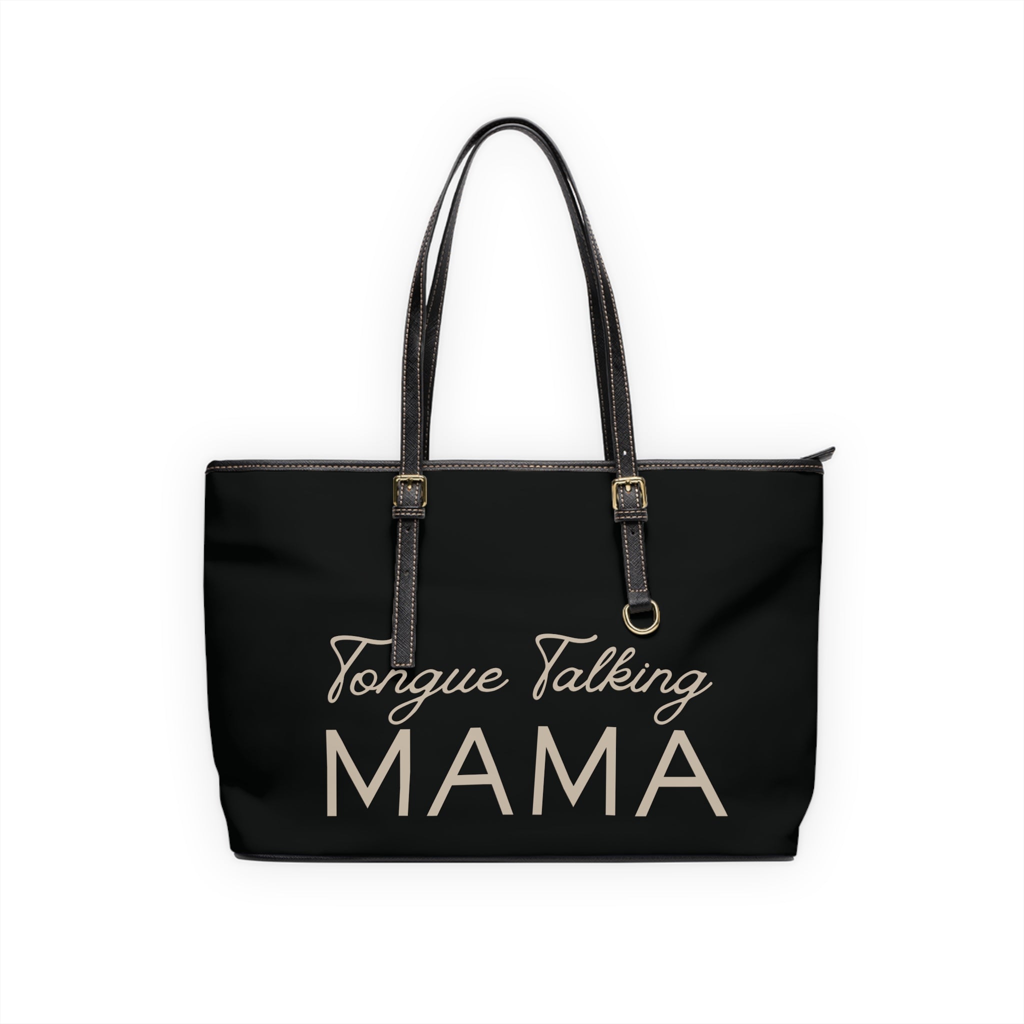 Tongue Talkin' Mama Handbag - PU Leather Shoulder Bag
