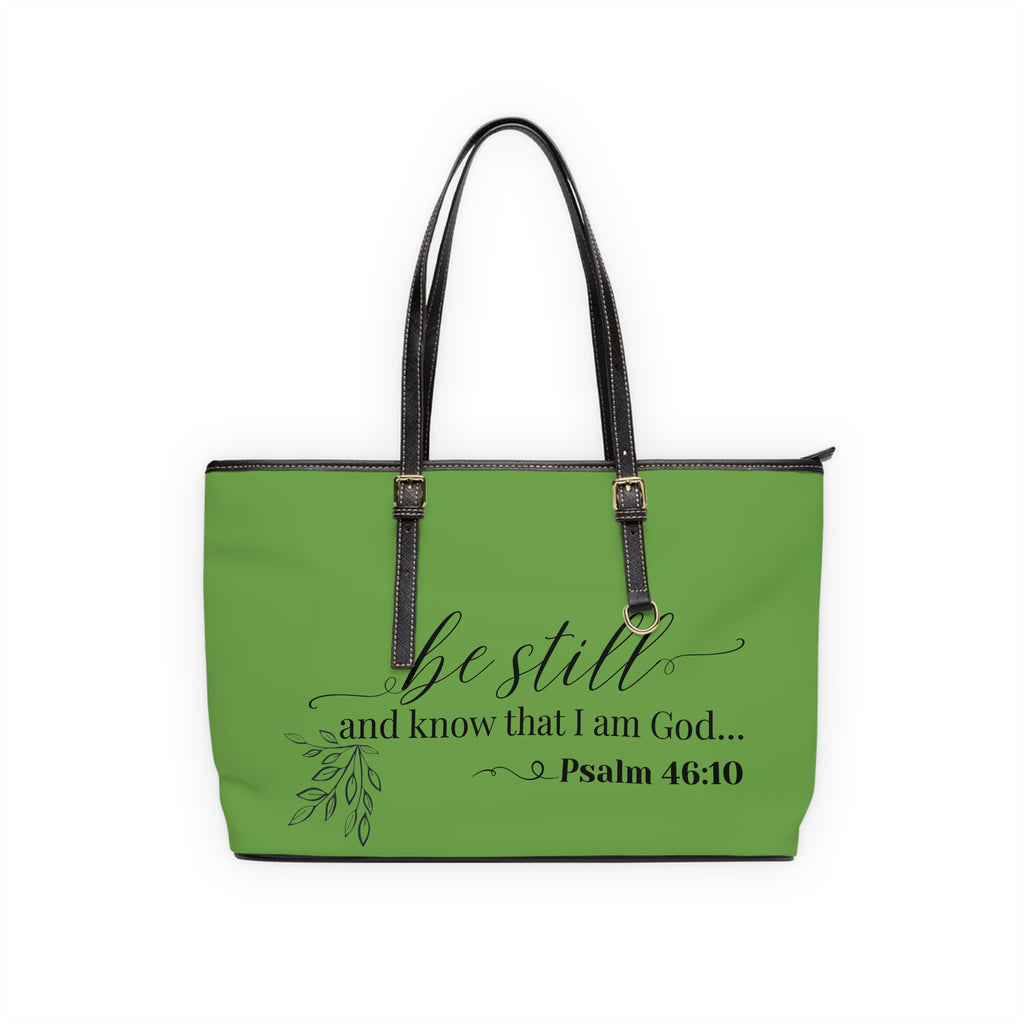 Stillness & Strength Handbag - PU Leather Shoulder Bag