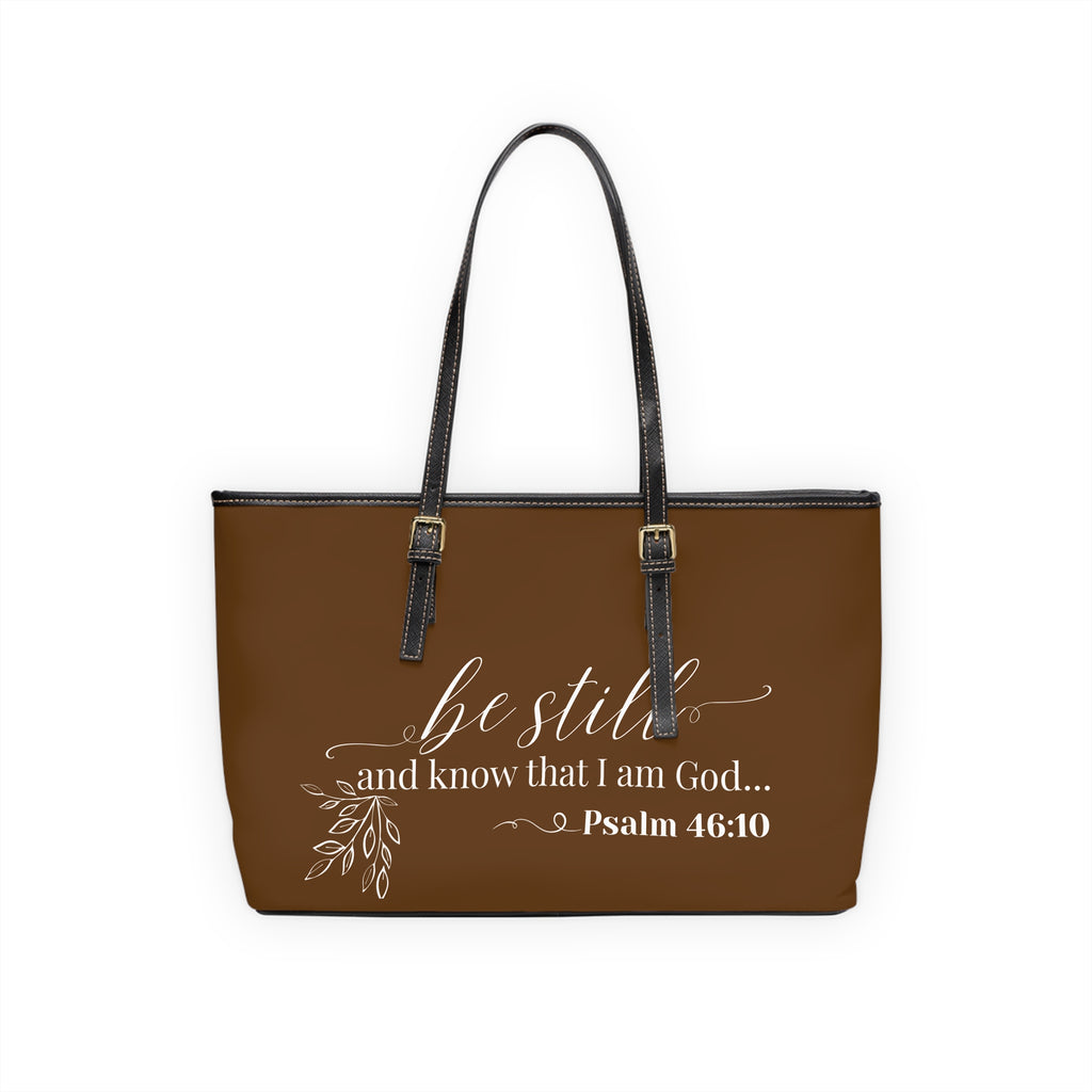 Stillness & Strength Handbag- PU Leather Shoulder Bag