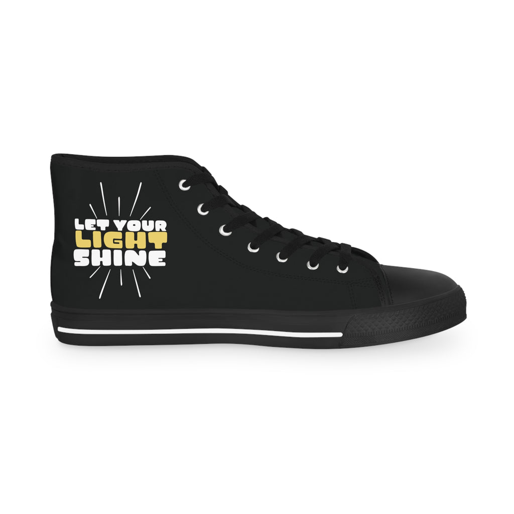 Be Salty Stay Lit Men's High Top Sneakers