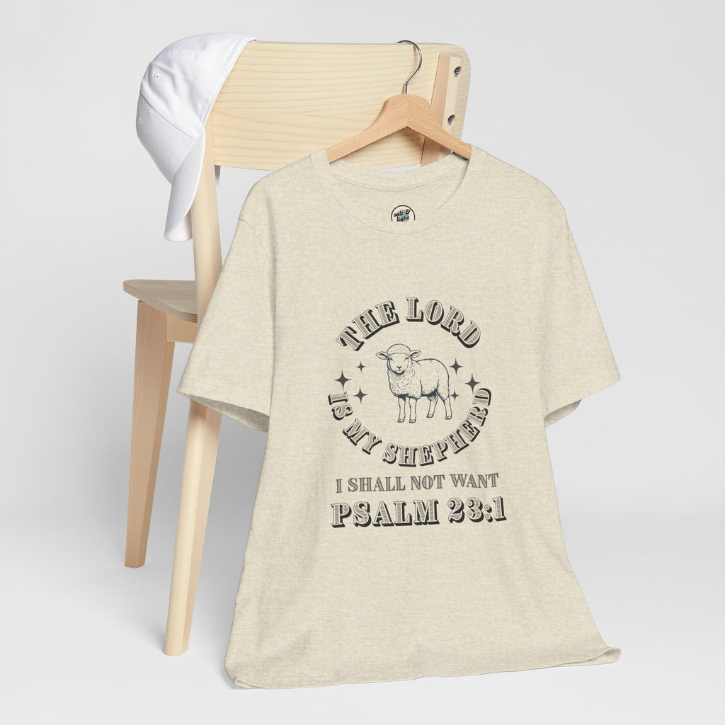 Lord Is My Shepherd Tee | Perfect for Gift, Casual Wear, Christian Clothing, Gifts for Ministry, Christmas Gifts, Birthday Gifts, Gifts for Her, Gifts for Friends