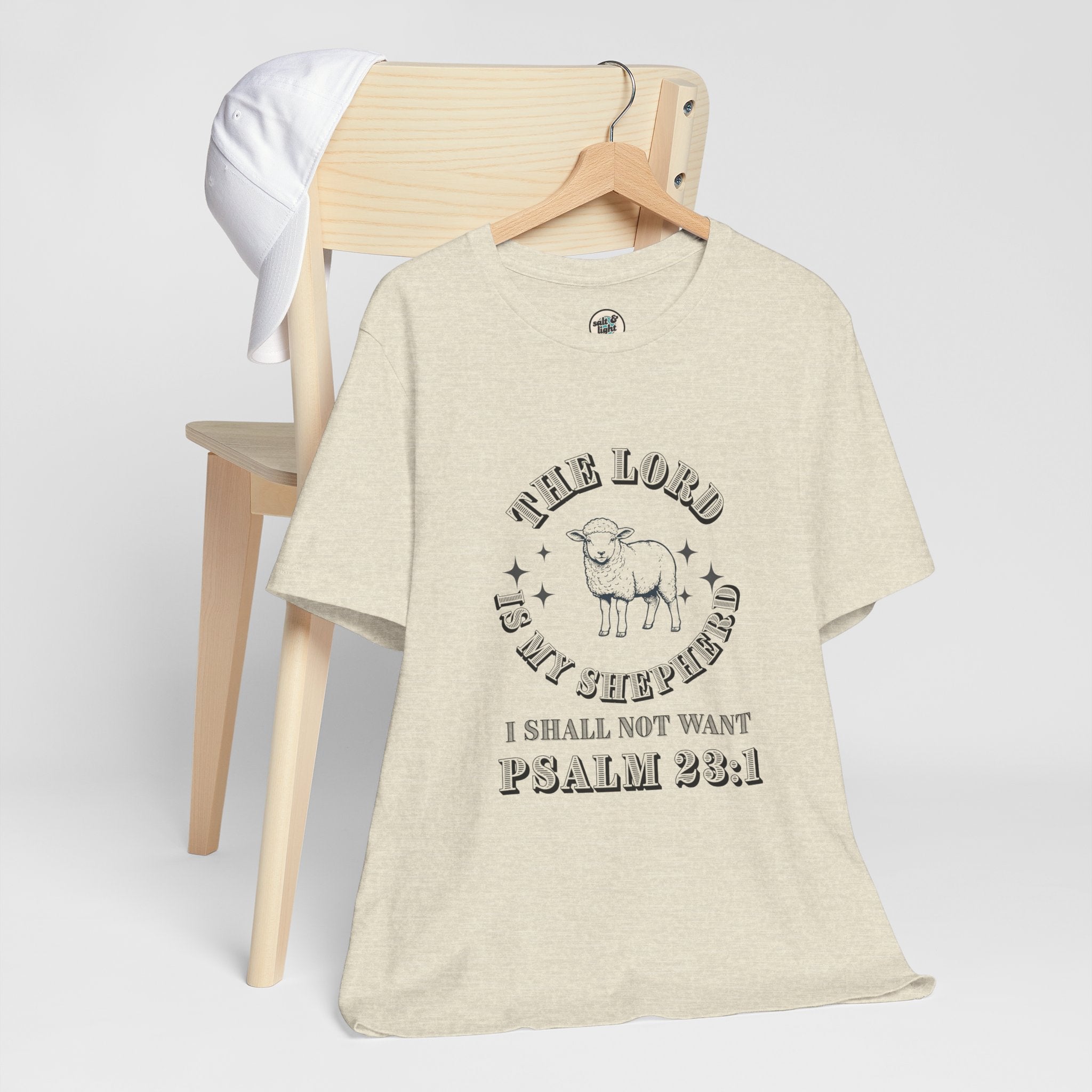 Lord Is My Shepherd Tee | Perfect for Gift, Casual Wear, Christian Clothing, Gifts for Ministry, Christmas Gifts, Birthday Gifts, Gifts for Her, Gifts for Friends