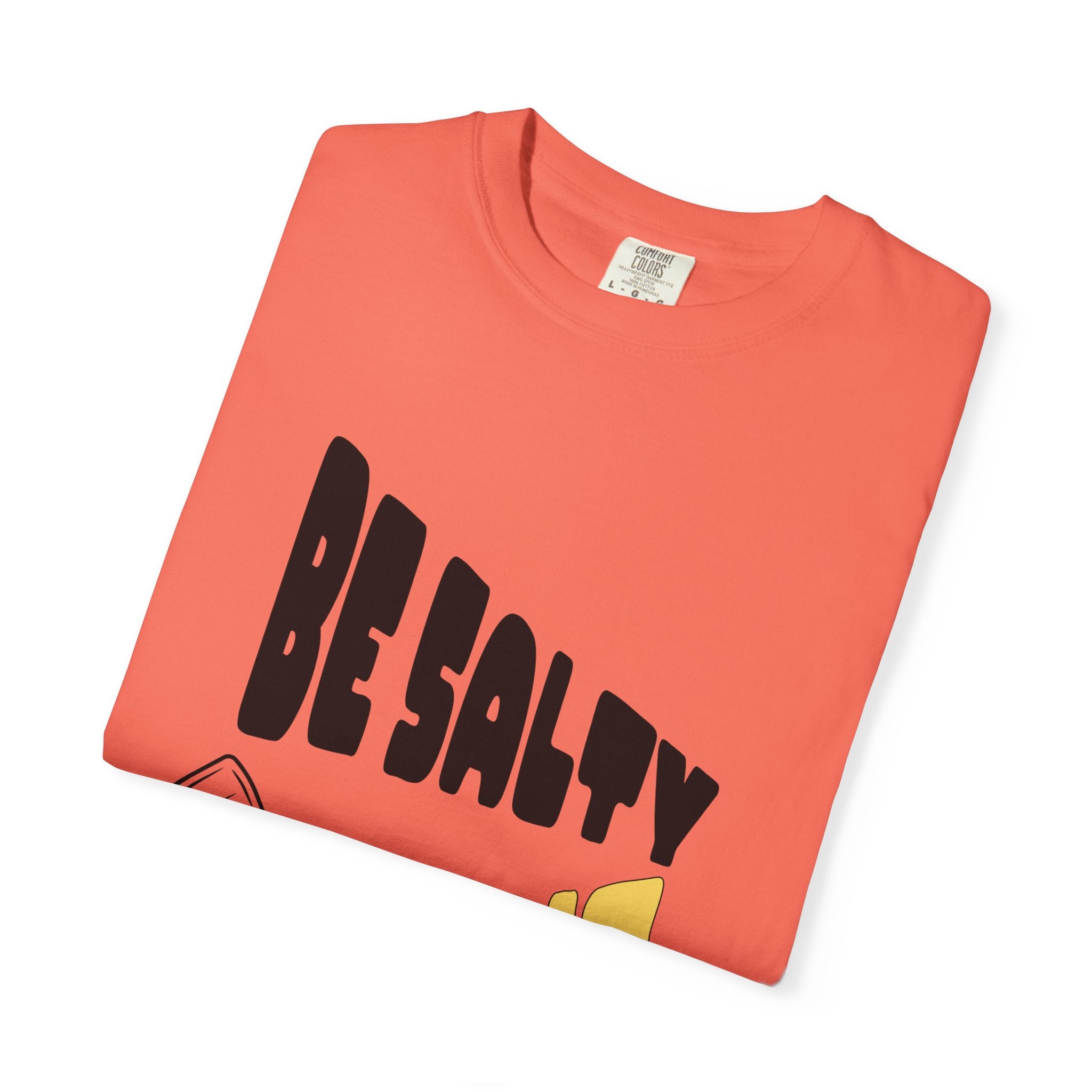 Be Salty Stay Lit Unisex Garment-Dyed T-shirt, Christian Tshirts, Christian Merchandise, Gifts for Church, Gifts for Christmas, Gifts for Birthdays, Christian Apparel