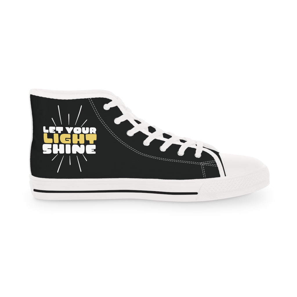 Be Salty Stay Lit Men's High Top Sneakers