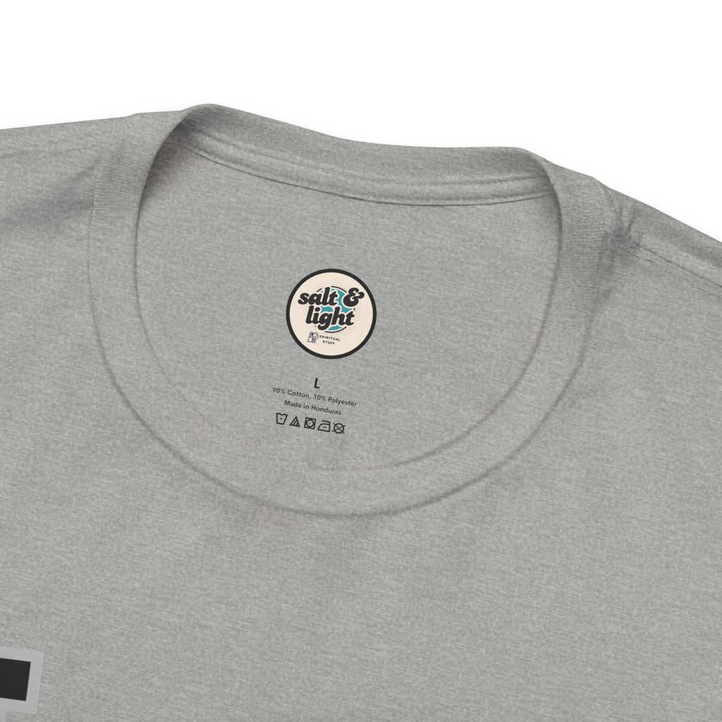 Be of Good Cheer John 16:33 Tee | Perfect for Gift, Casual Wear, Christian Clothing, Gifts for Ministry, Christmas Gifts, Birthday Gifts, Gifts for Her, Gifts for Friends