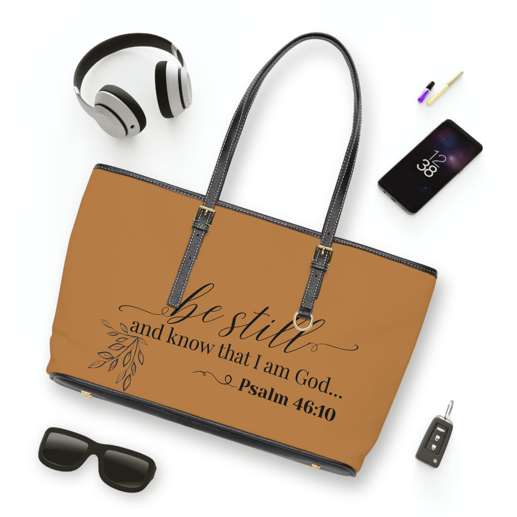 Stillness & Strength Handbag - PU Leather Shoulder Bag