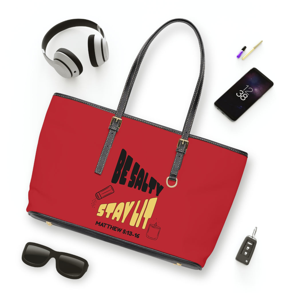 Be Salty Stay Lit Handbag - PU Leather Shoulder Bag