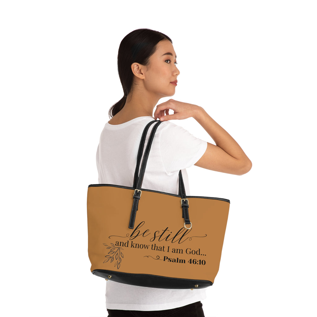 Stillness & Strength Handbag - PU Leather Shoulder Bag