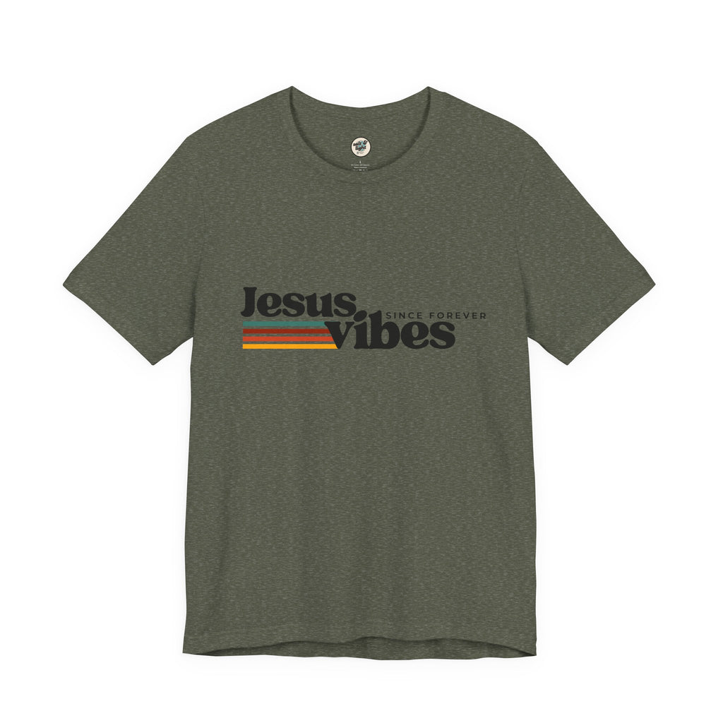 Jesus Vibes Tee, Perfect for Gift, Casual Wear, Christian Clothing, Gifts for Ministry, Christmas Gifts, Birthday Gifts, Gifts for Her, Gifts for Friends