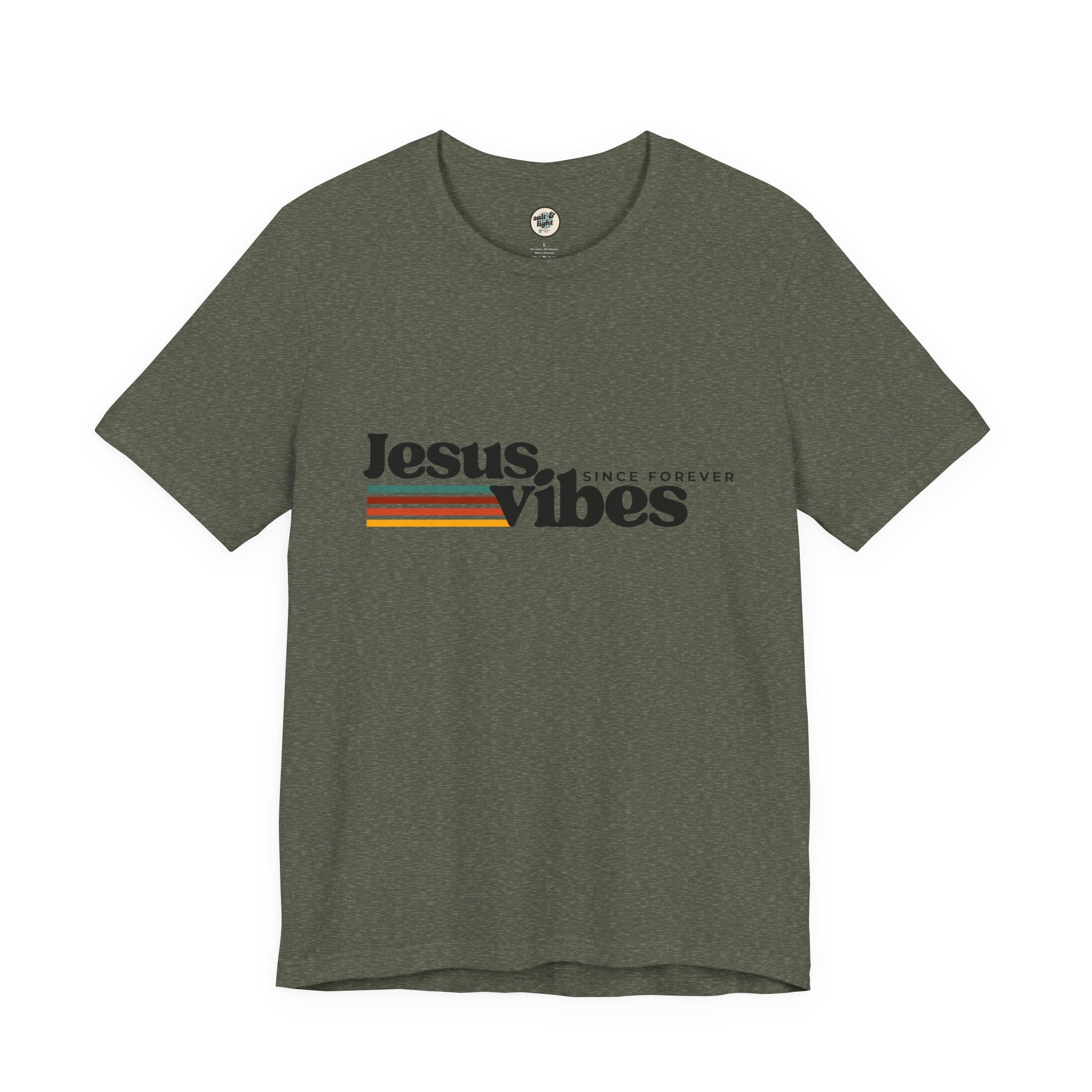 Jesus Vibes Tee, Perfect for Gift, Casual Wear, Christian Clothing, Gifts for Ministry, Christmas Gifts, Birthday Gifts, Gifts for Her, Gifts for Friends