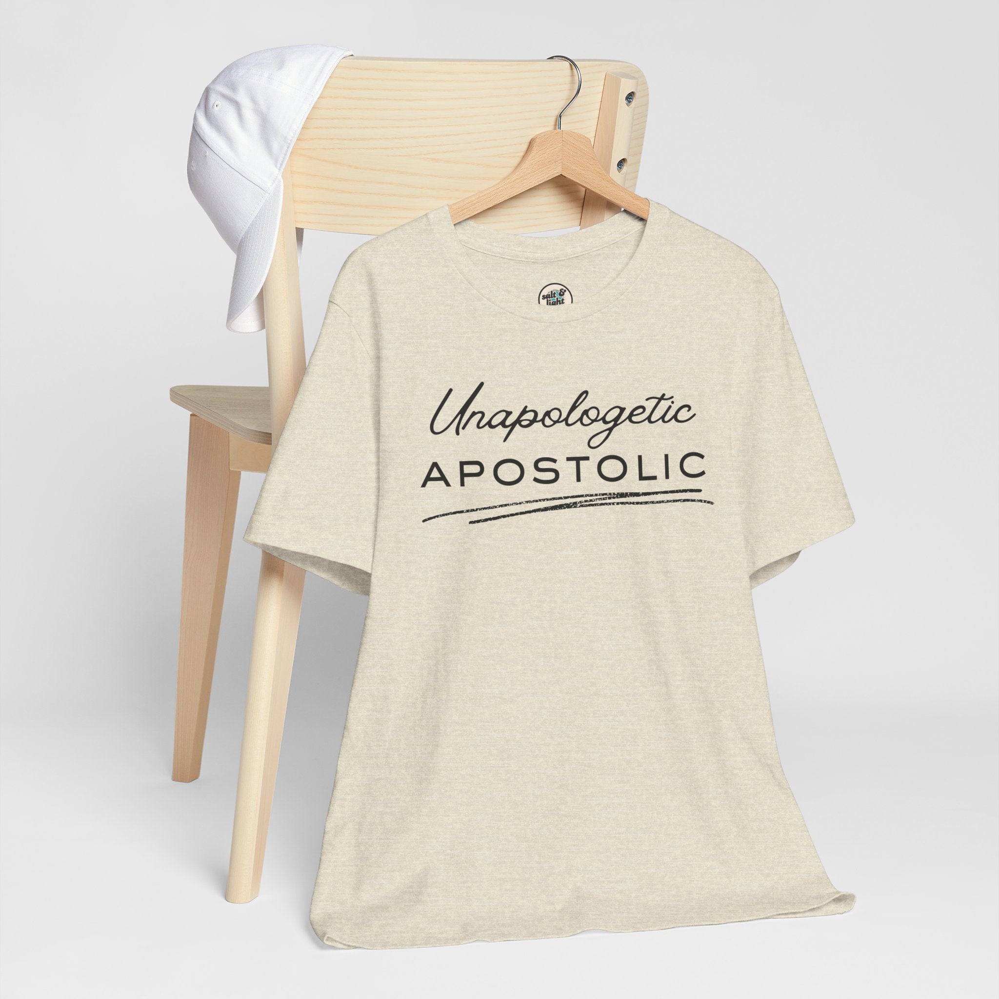 Unapologetic Apostolic Tee | Perfect for Gift, Casual Wear, Christian Clothing, Gifts for Ministry, Christmas Gifts, Birthday Gifts, Gifts for Her, Gifts for Friends
