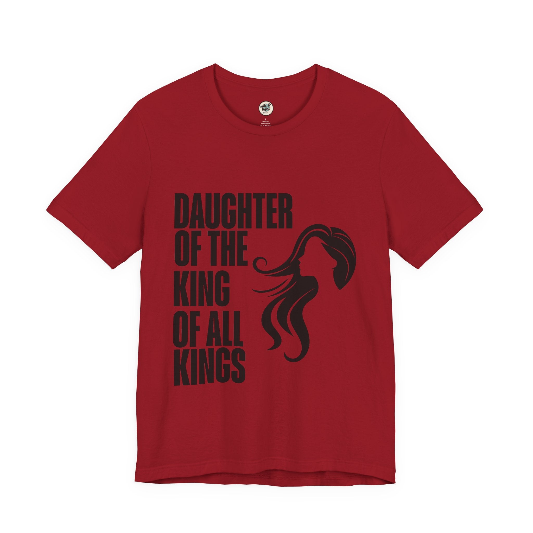 Daughter of the King Tee, Perfect for Gift, Casual Wear, Christian Clothing, Gifts for Ministry, Christmas Gifts, Birthday Gifts, Gifts for Her, Gifts for Friends