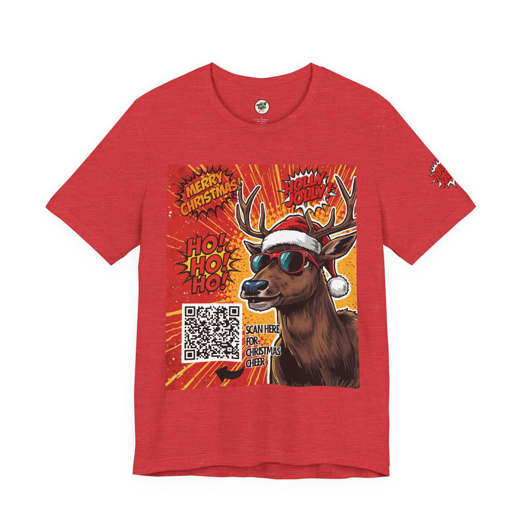 Run Run Rudolph Holiday Shirt w/ Spotify LinkPerfect for Gift, Casual Wear, Party, Humor, Vintage Style
