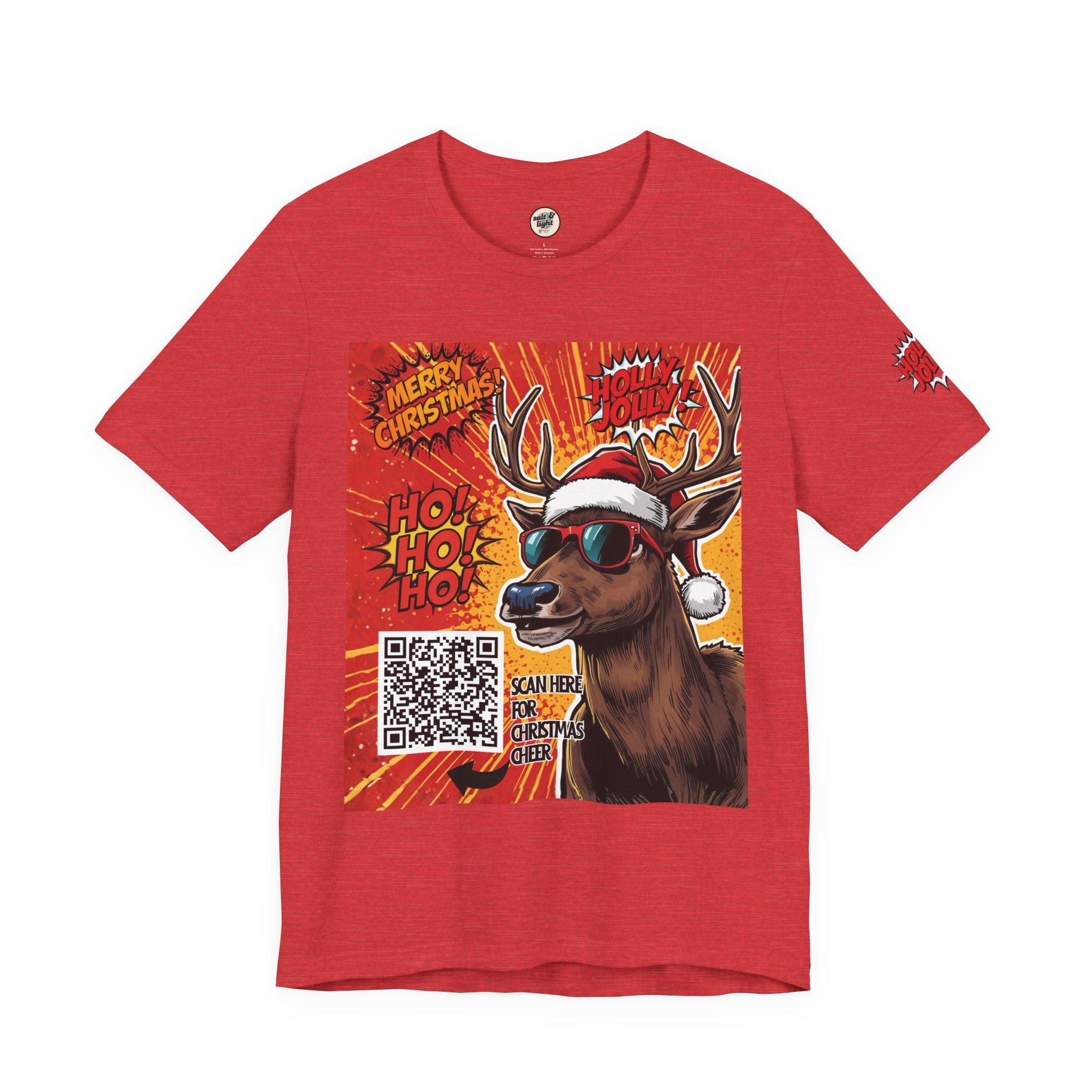 Run Run Rudolph Holiday Shirt w/ Spotify LinkPerfect for Gift, Casual Wear, Party, Humor, Vintage Style